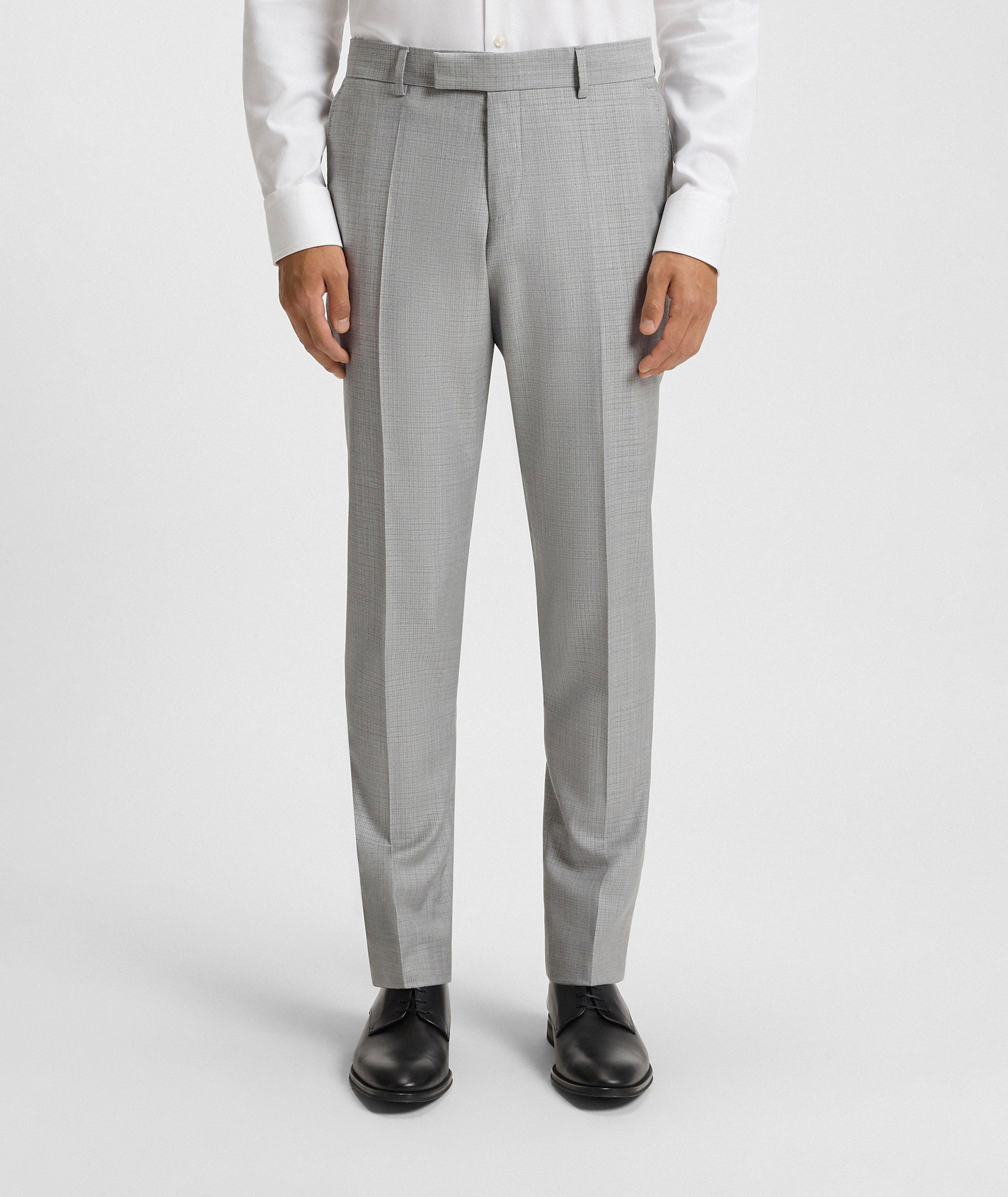 Micro-Check Wool-Silk Suit image 3