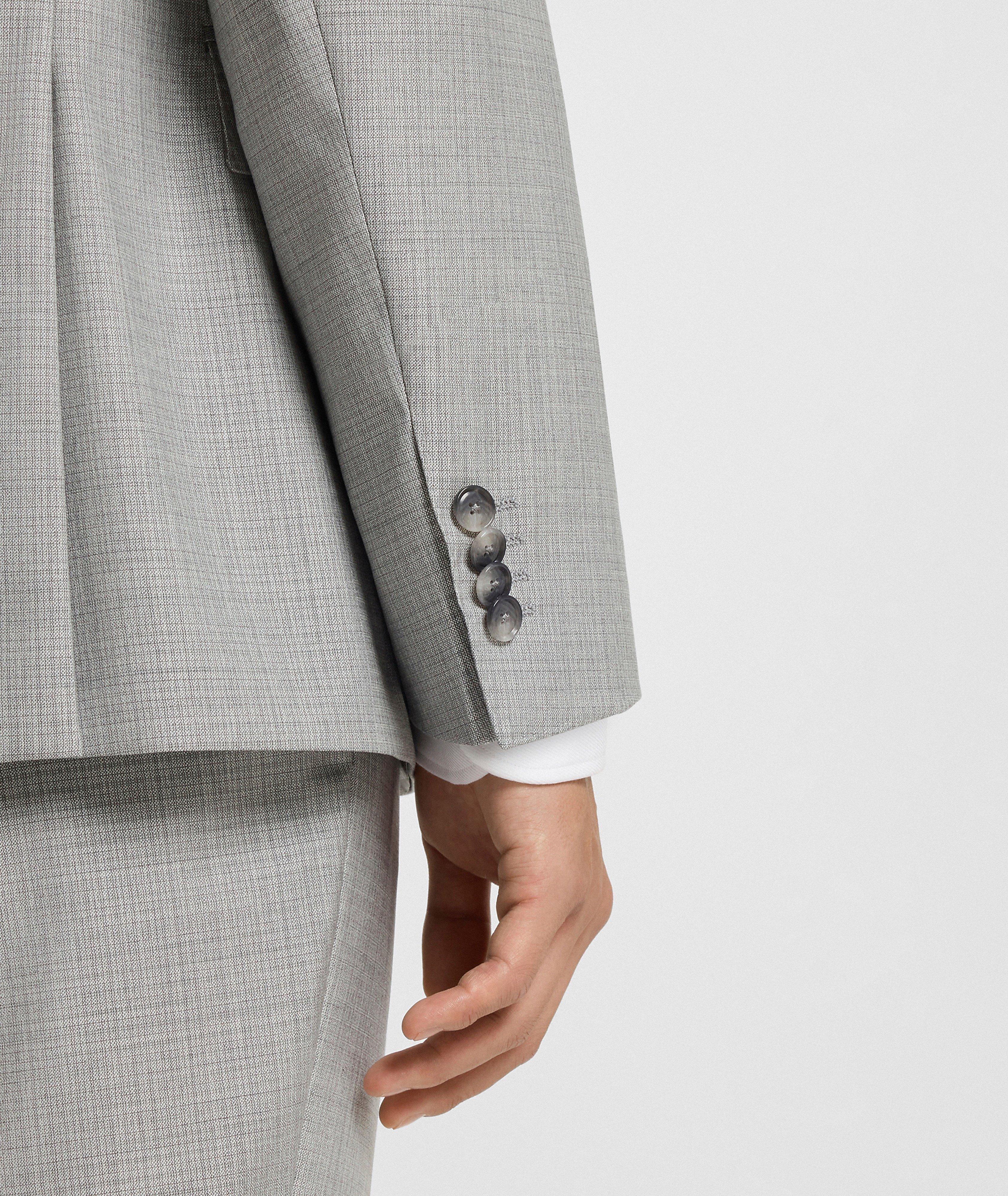 Micro-Check Wool-Silk Suit image 6