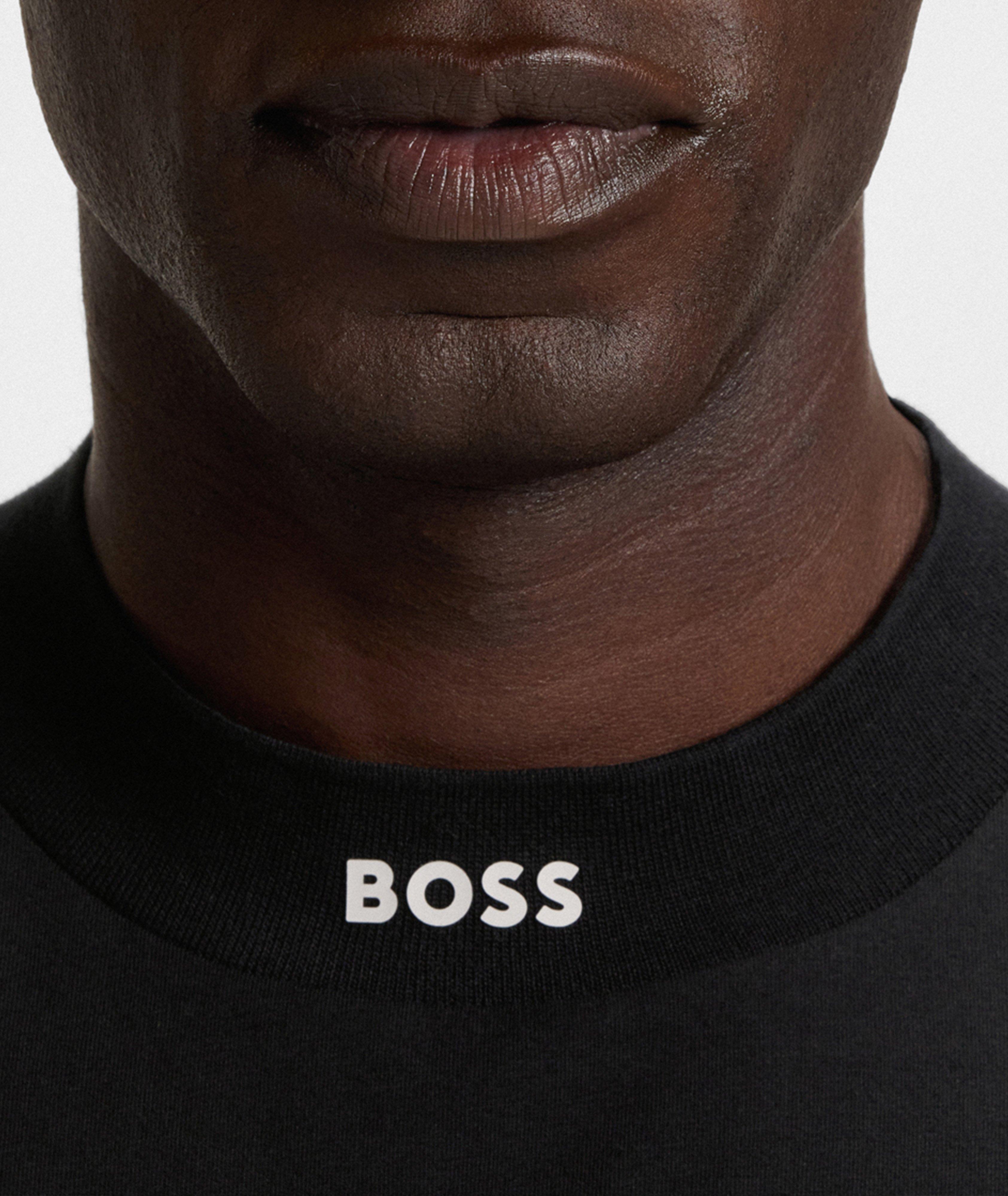 Contrast Logo Stretch-Cotton Jersey T-Shirt image 3