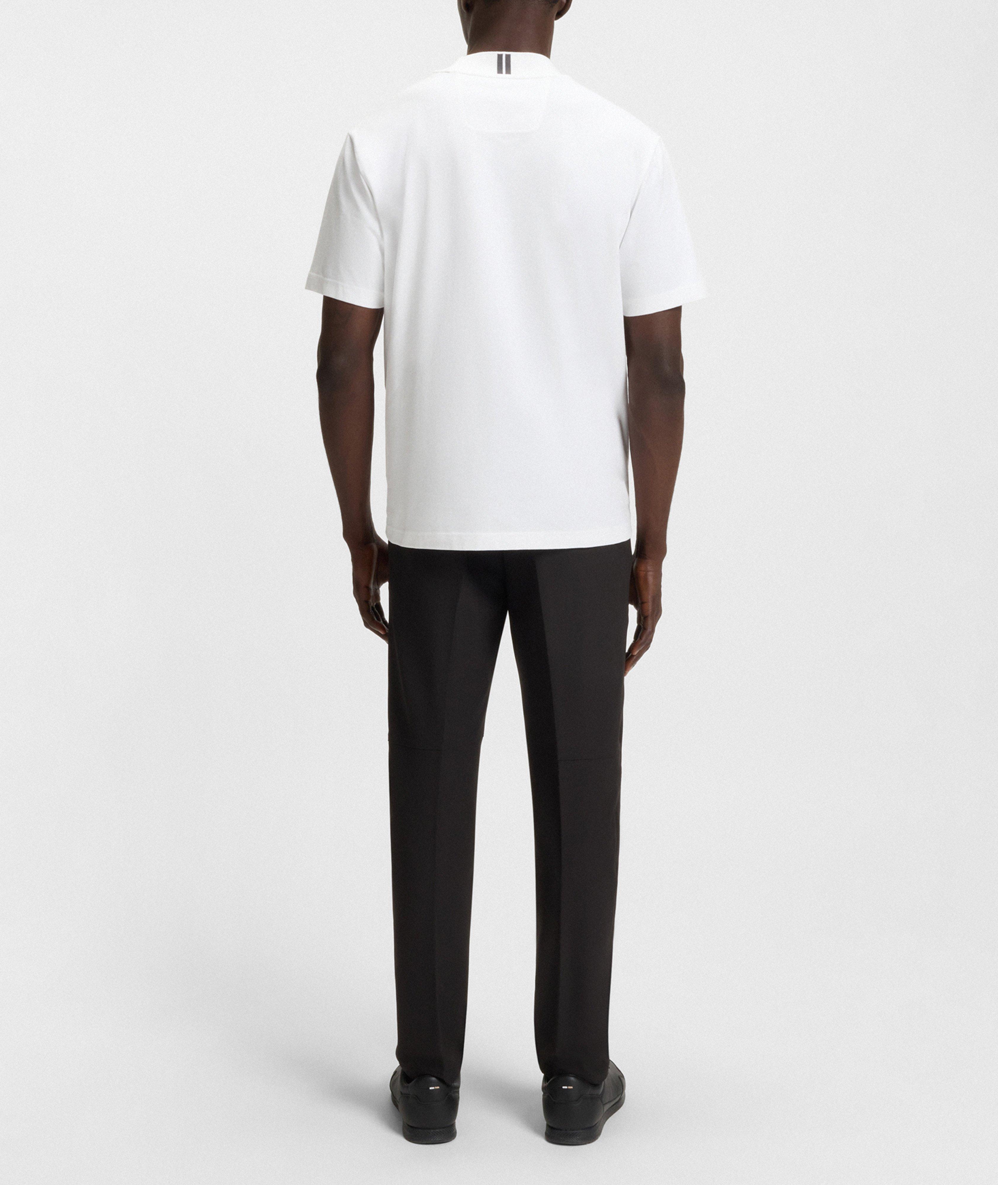 Contrast Logo Stretch-Cotton Jersey T-Shirt image 2