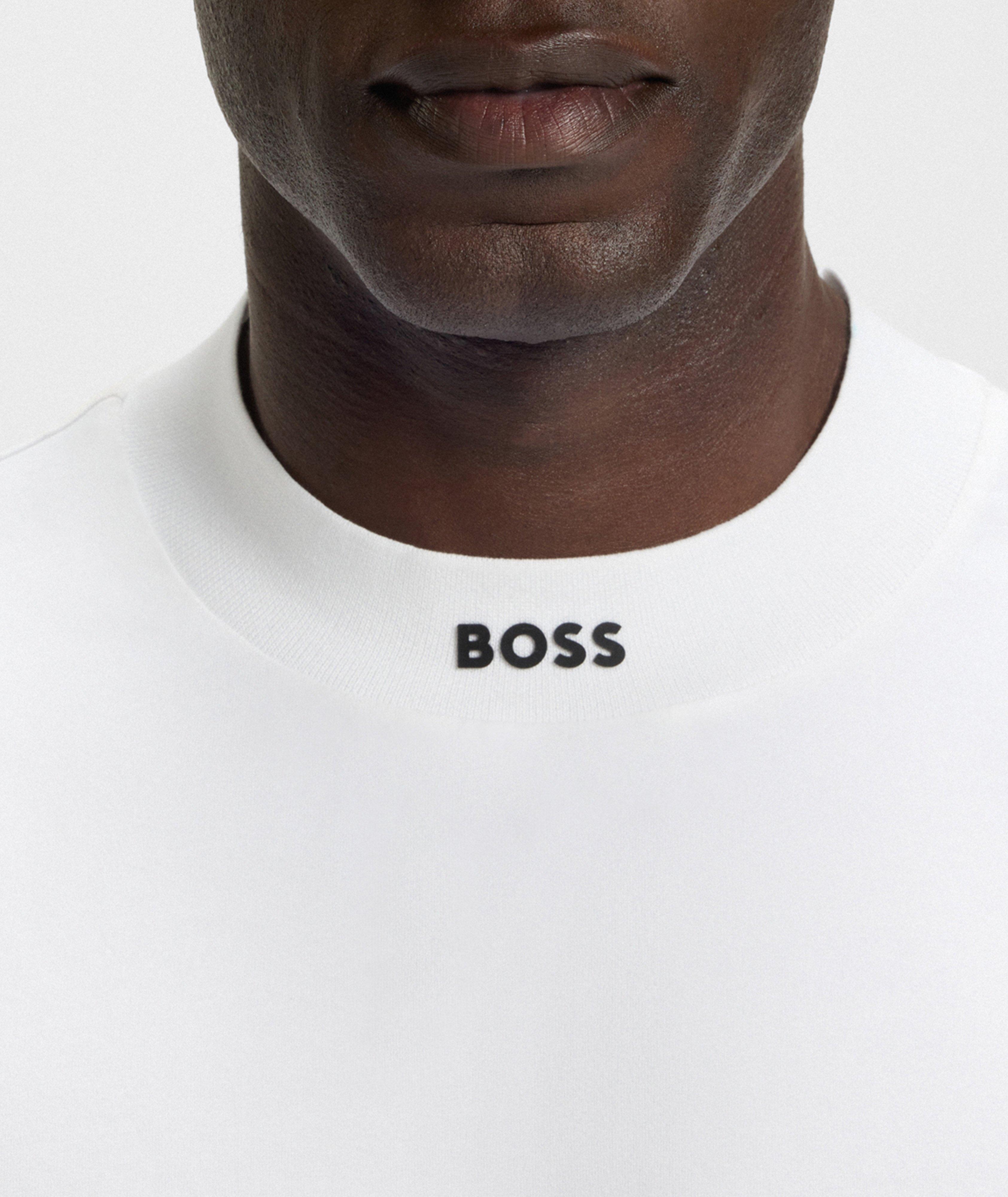 Contrast Logo Stretch-Cotton Jersey T-Shirt image 3