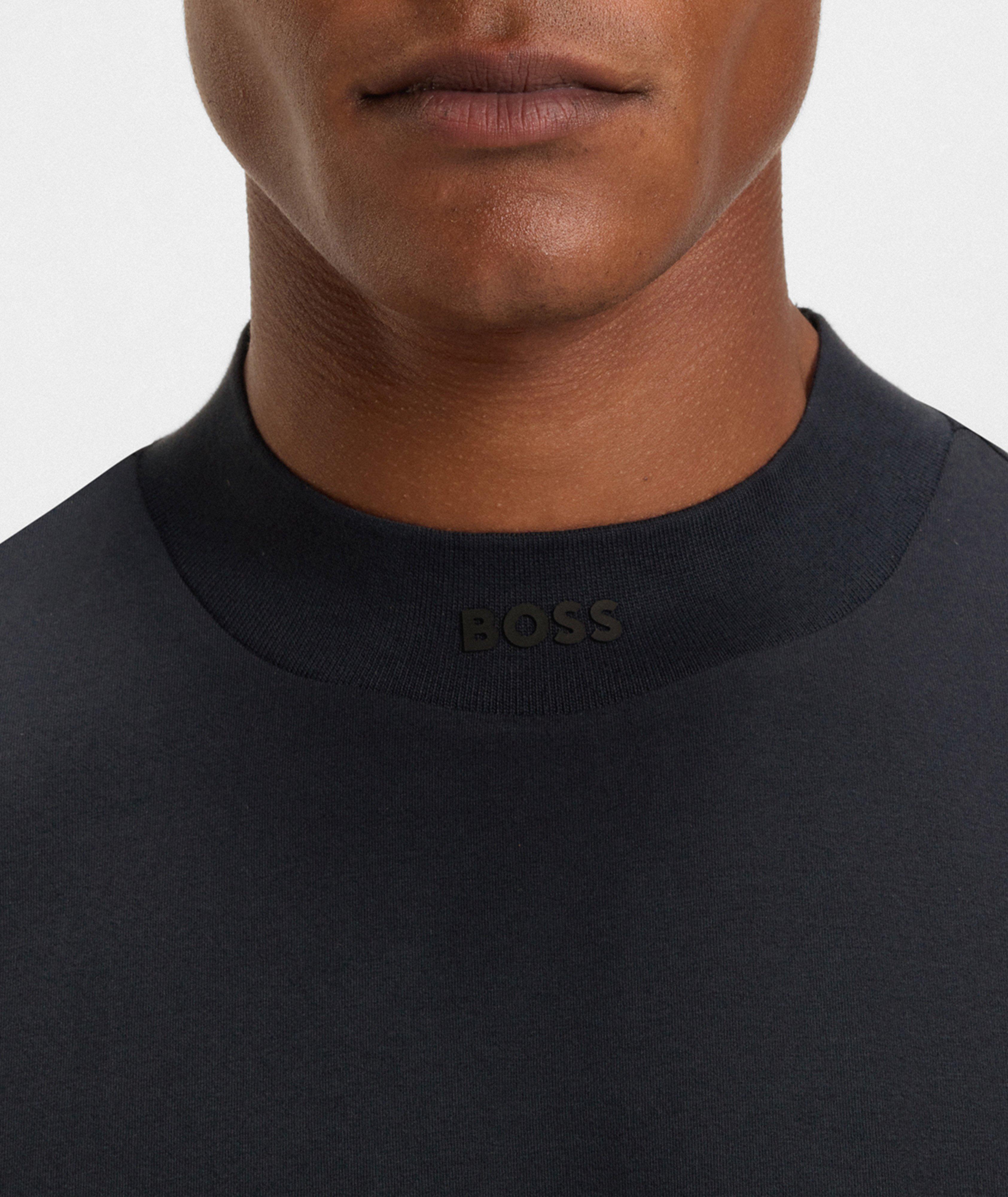 Contrast Logo Stretch-Cotton Jersey T-Shirt image 3