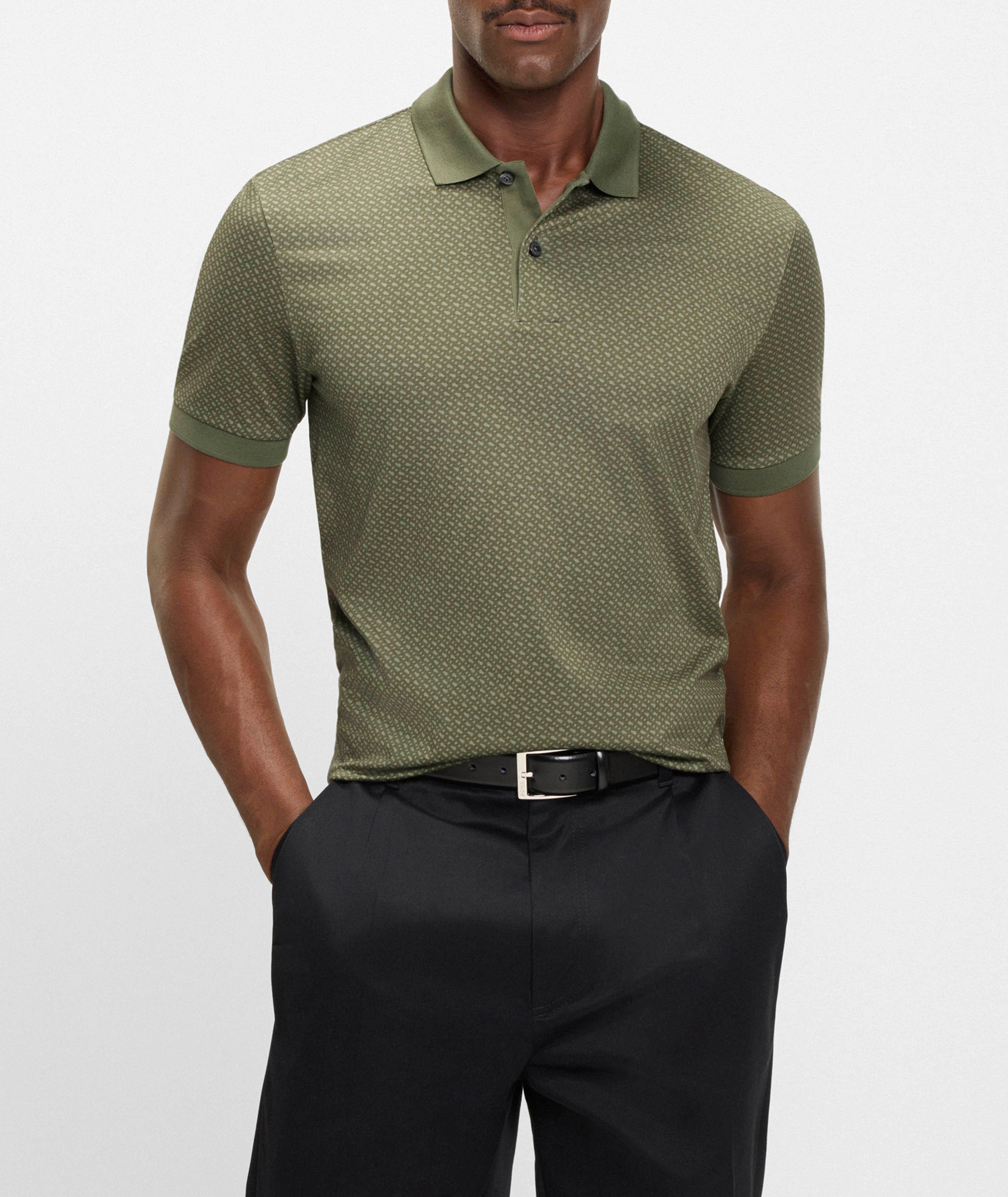 Polo Parlay en coton mercerisé à motif de logos image 1