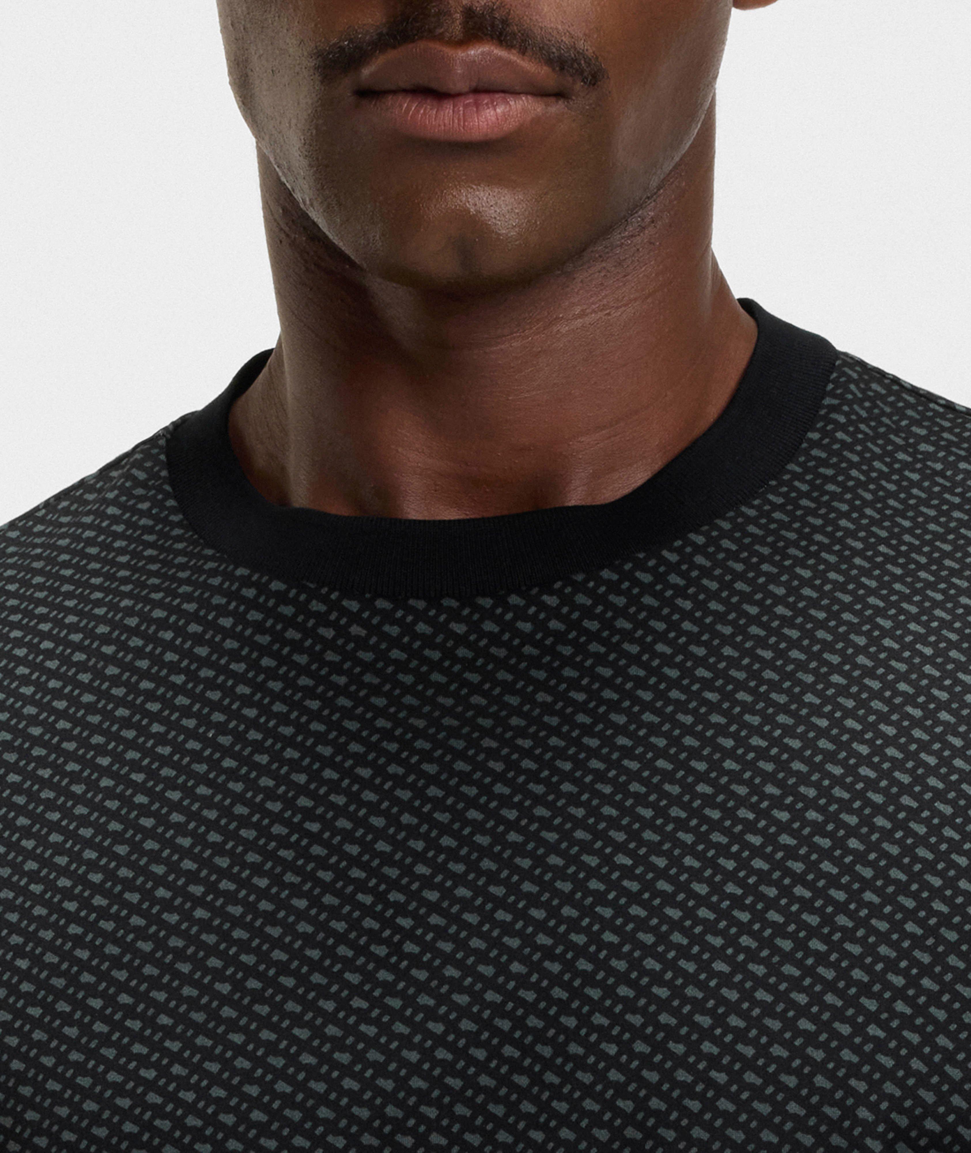 Thompson Monogram-Print Mercerized T-Shirt  image 2