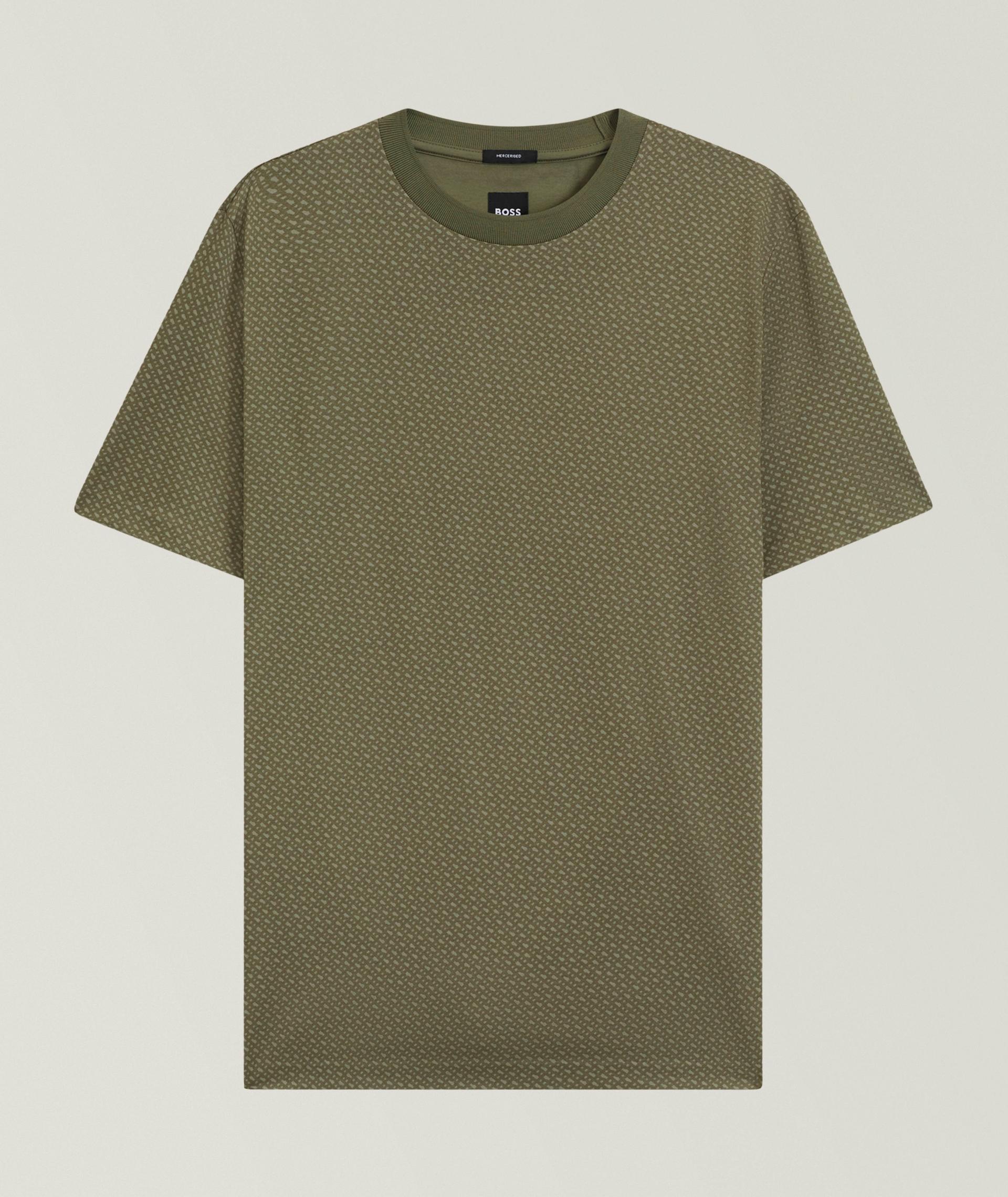 T-shirt Thompson en coton mercerisé à motif de logos image 0