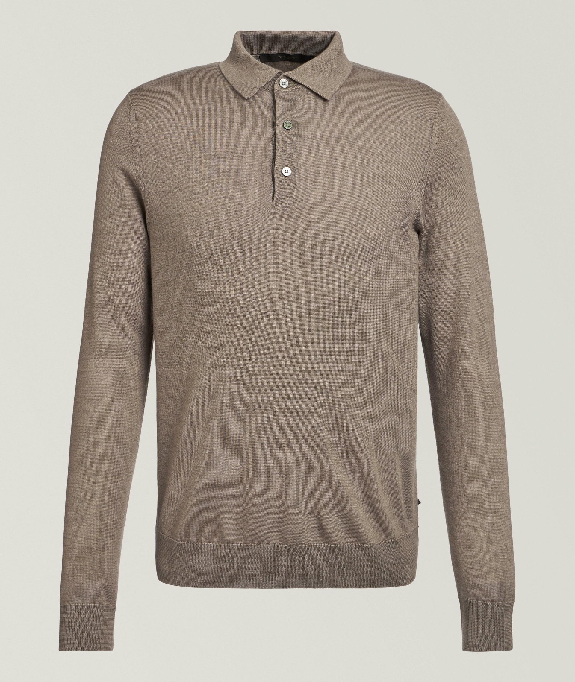 Wool-Silk-Cashmere Knit Polo image 0