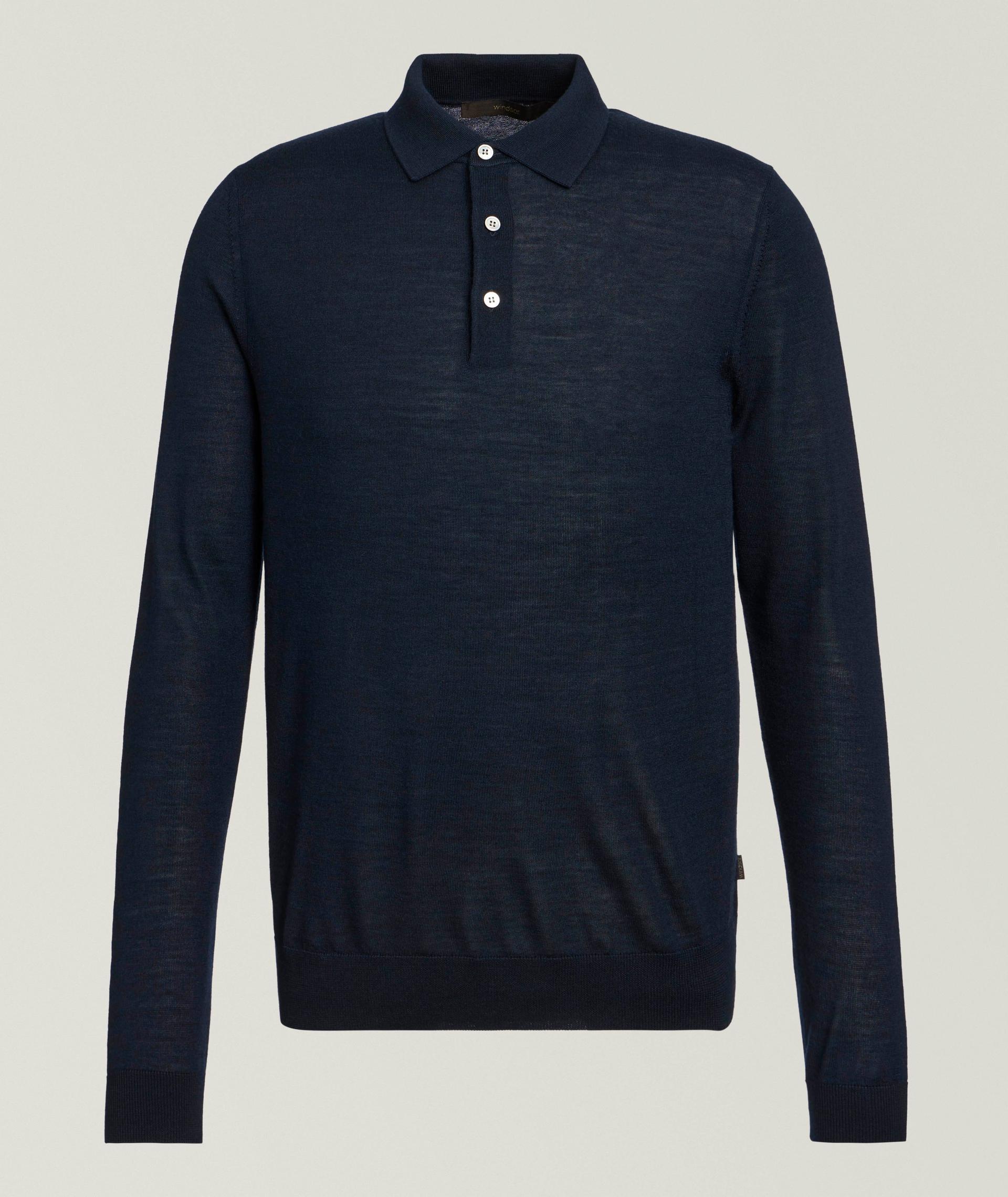 Wool-Silk-Cashmere Knit Polo image 0