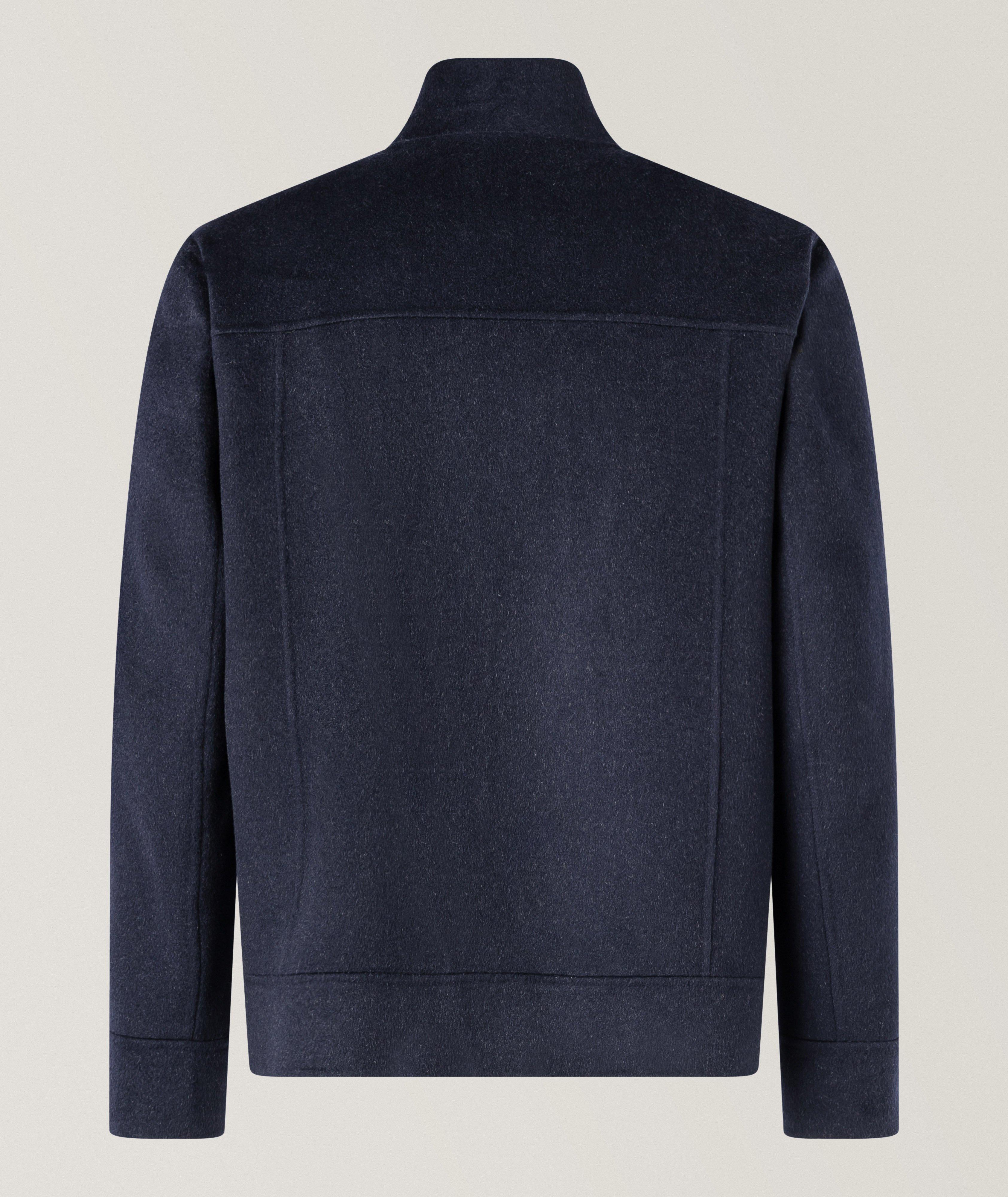 Double-Faced Wool Bomber Jacket  image 1