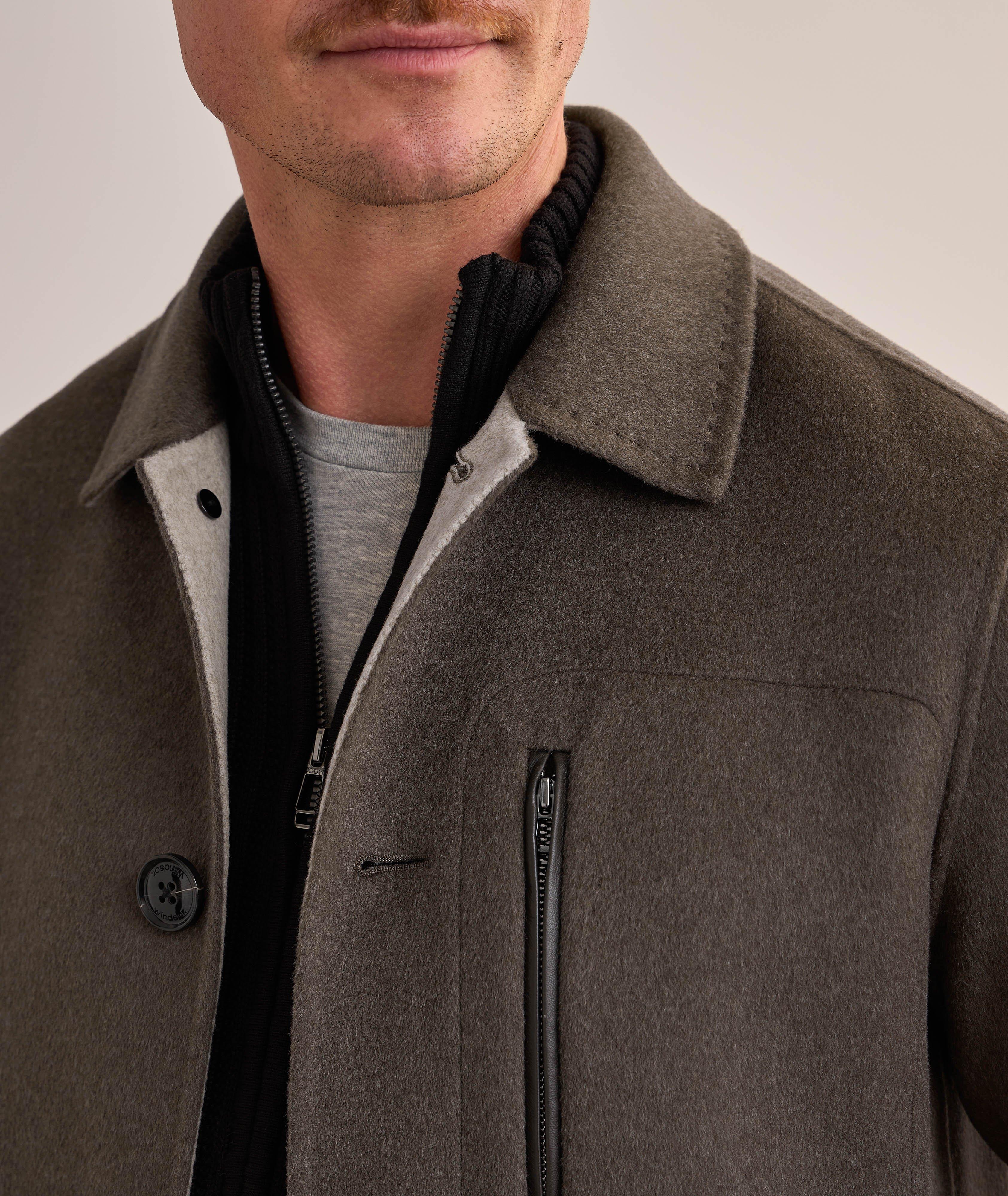 Blazer de style ouvrier en laine double face image 4
