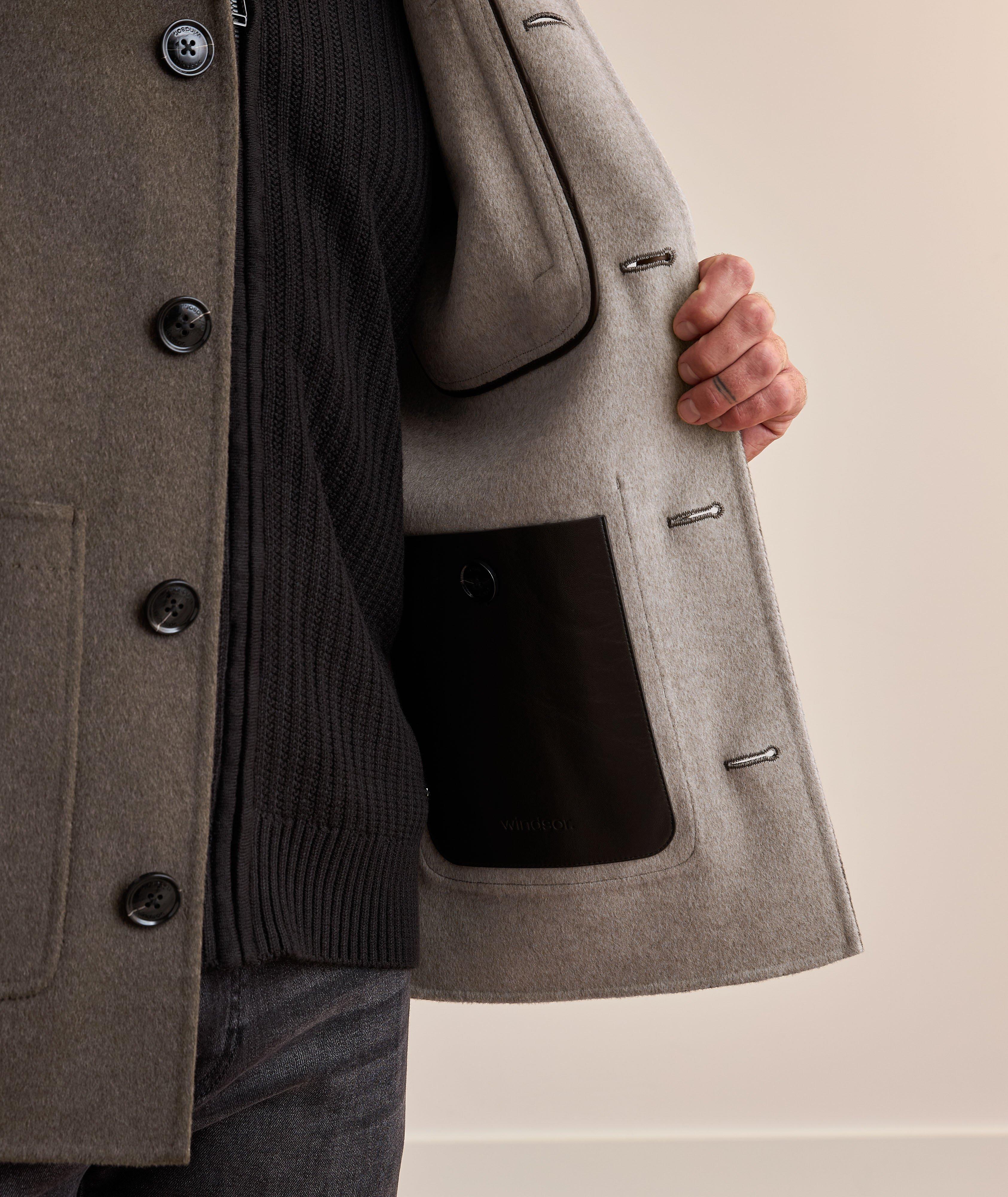 Blazer de style ouvrier en laine double face image 5
