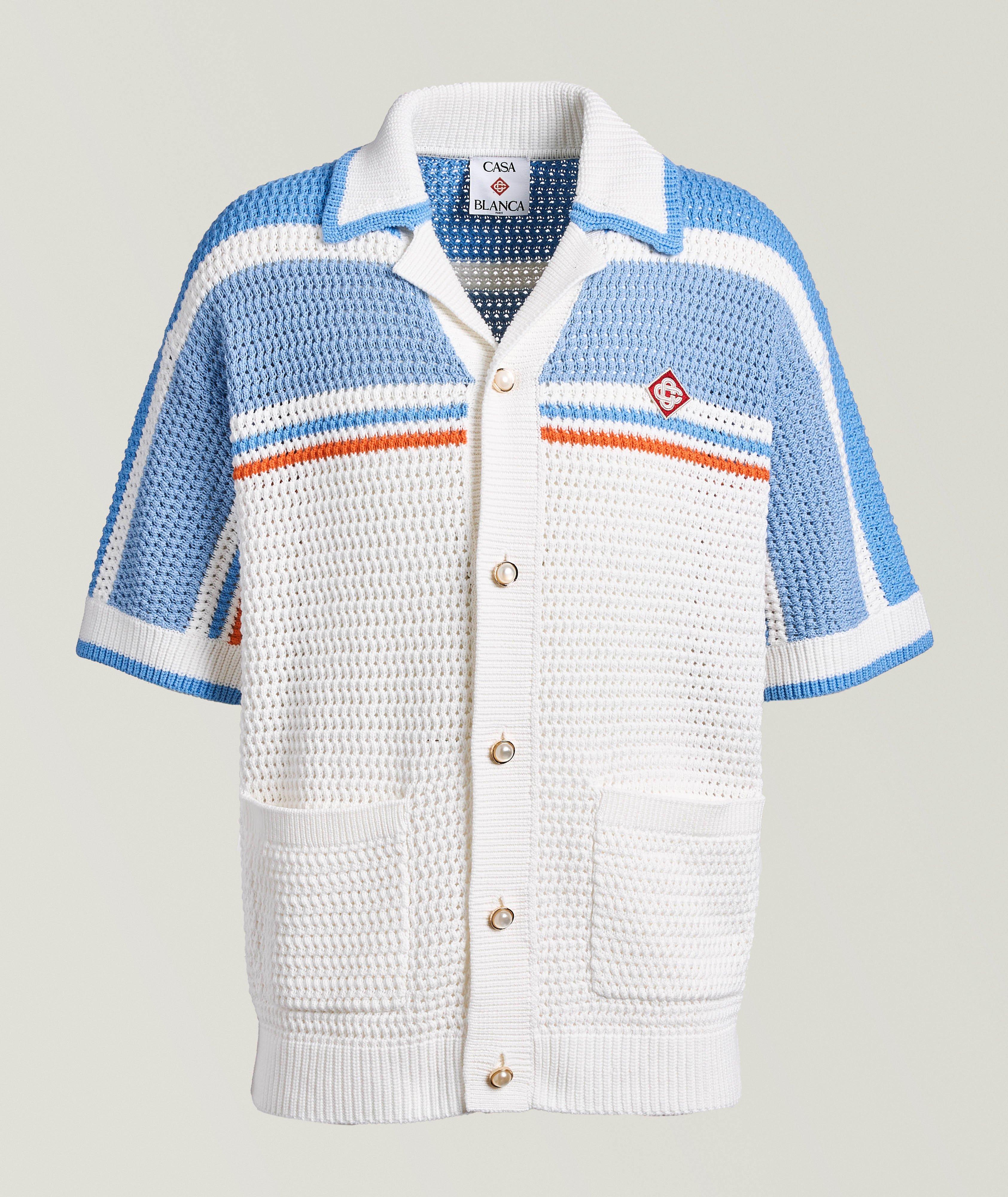 Cotton Tennis Crochet Shirt image 0
