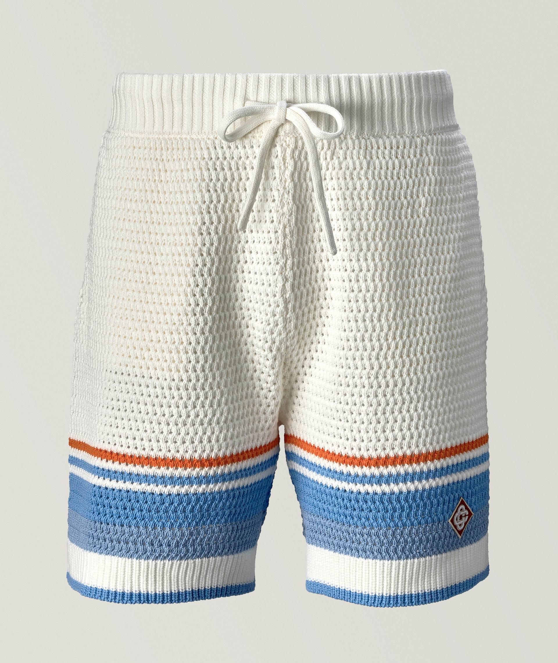 Cotton Tennis Crochet Shorts image 0