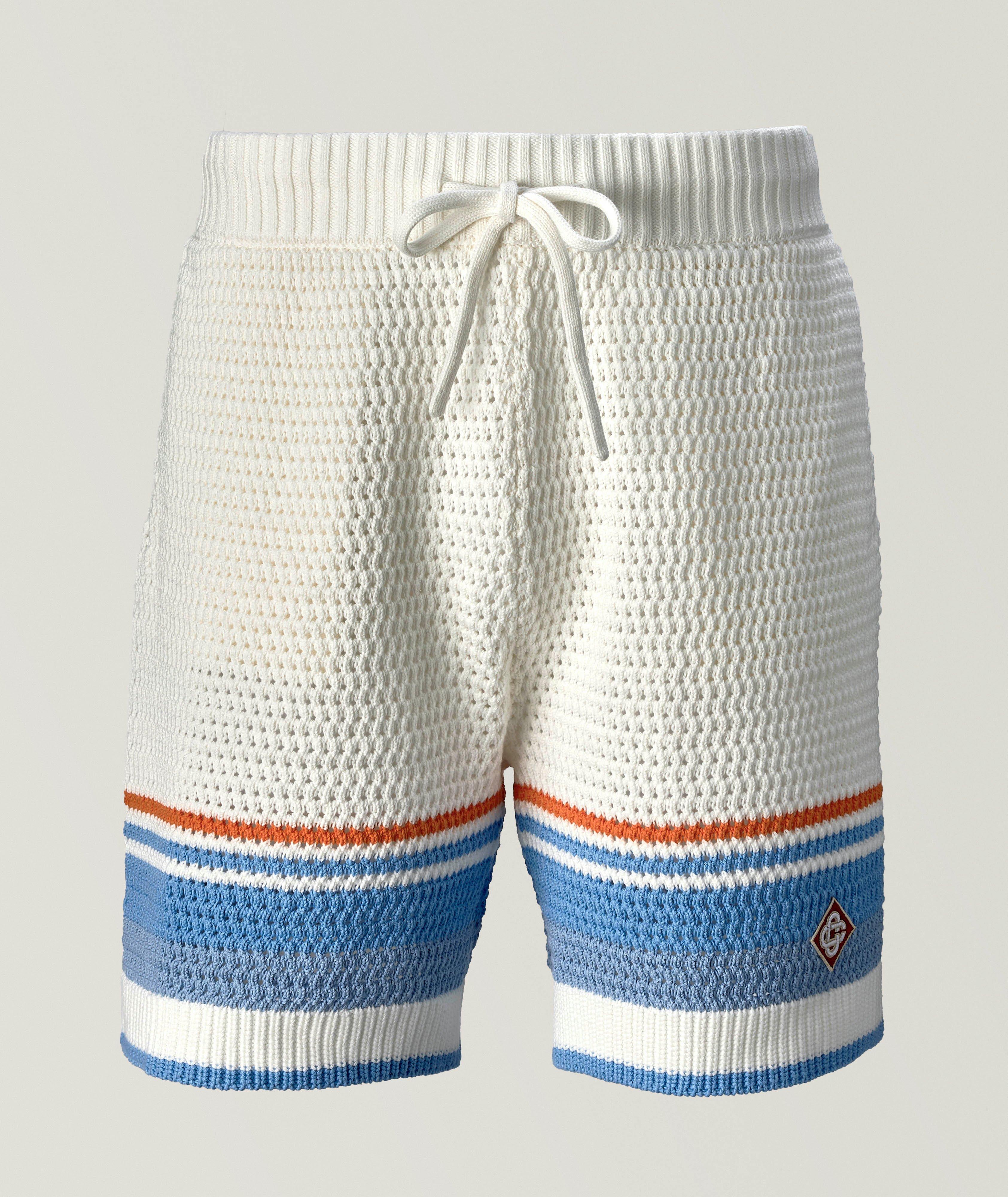 Cotton Tennis Crochet Shorts image 0