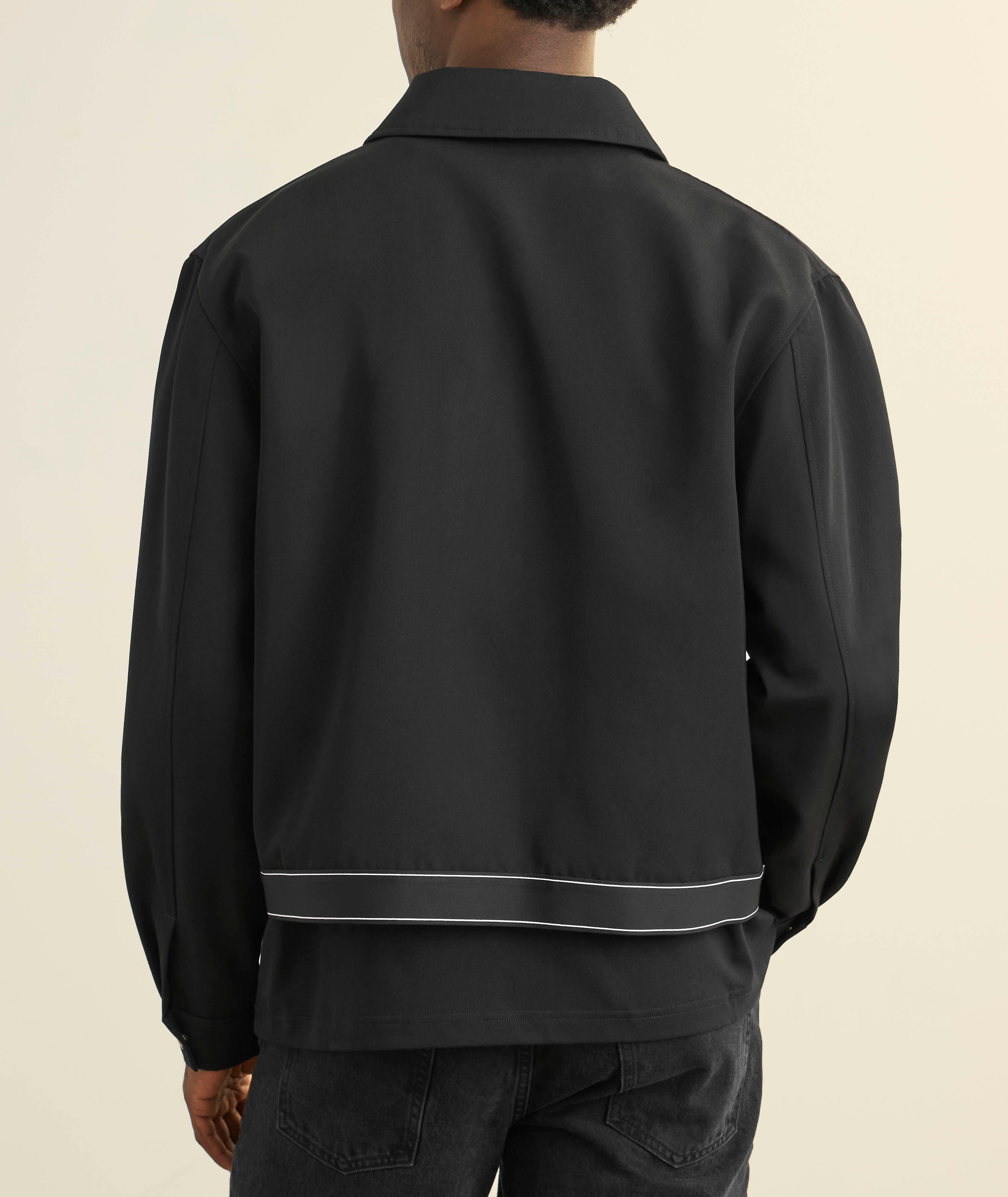 Blouson en laine avec logo image 2