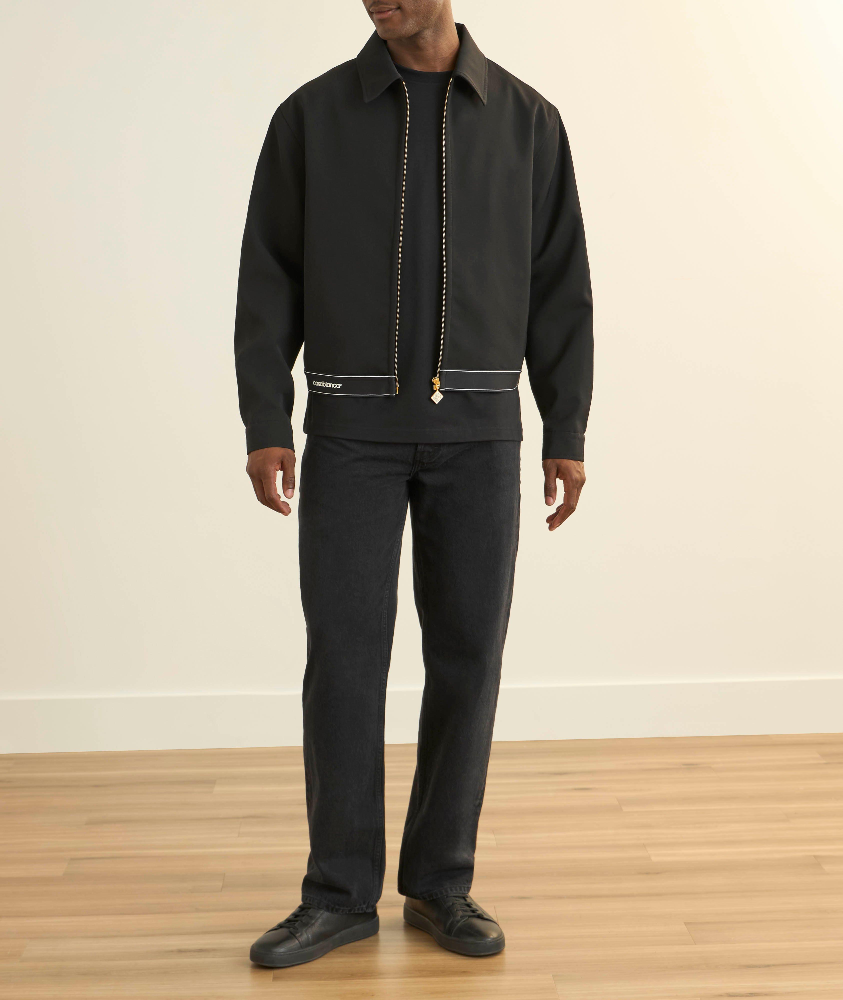 Blouson en laine avec logo image 4