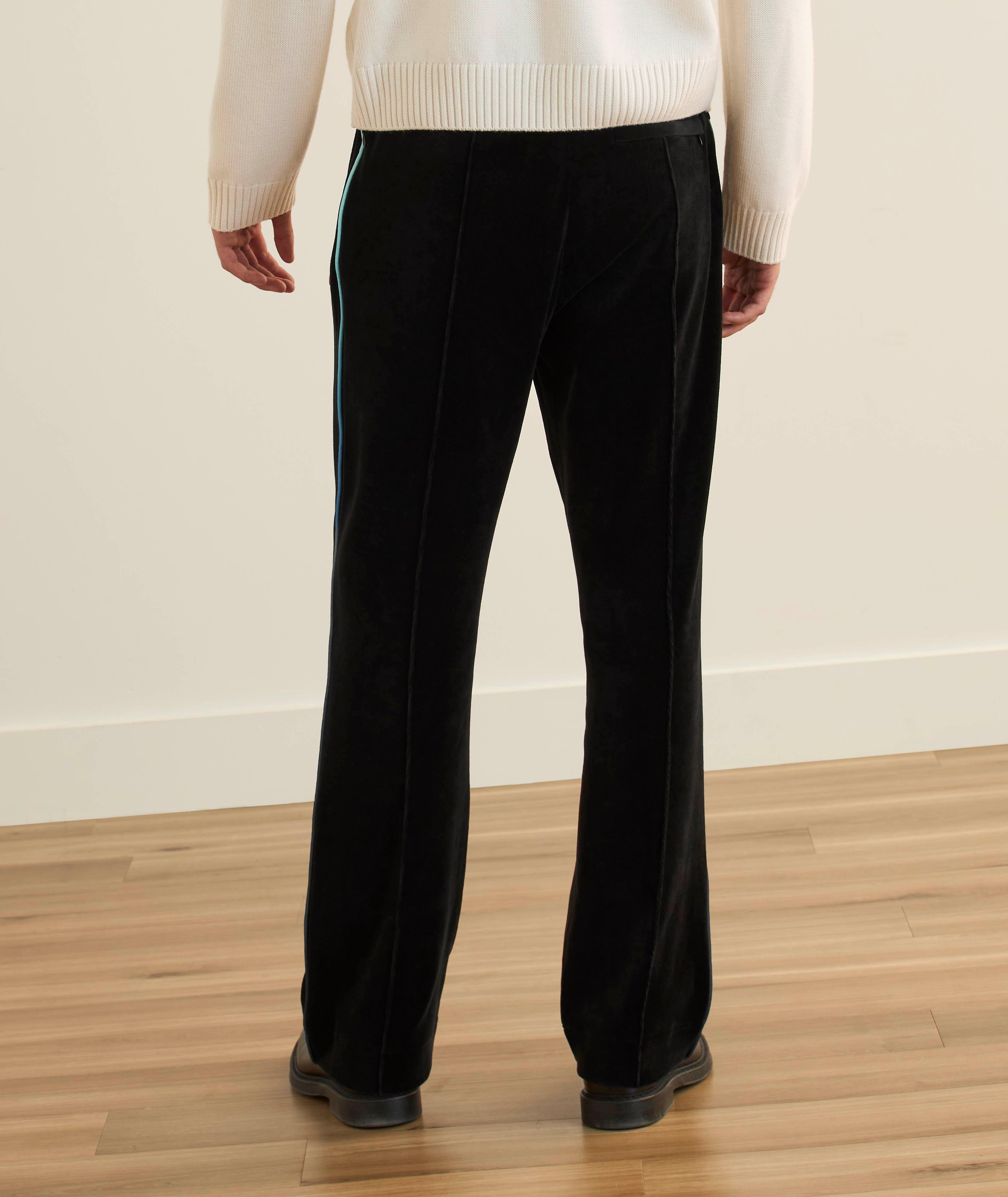 Pantalon de survêtement en velours à passepoil dégradé image 2