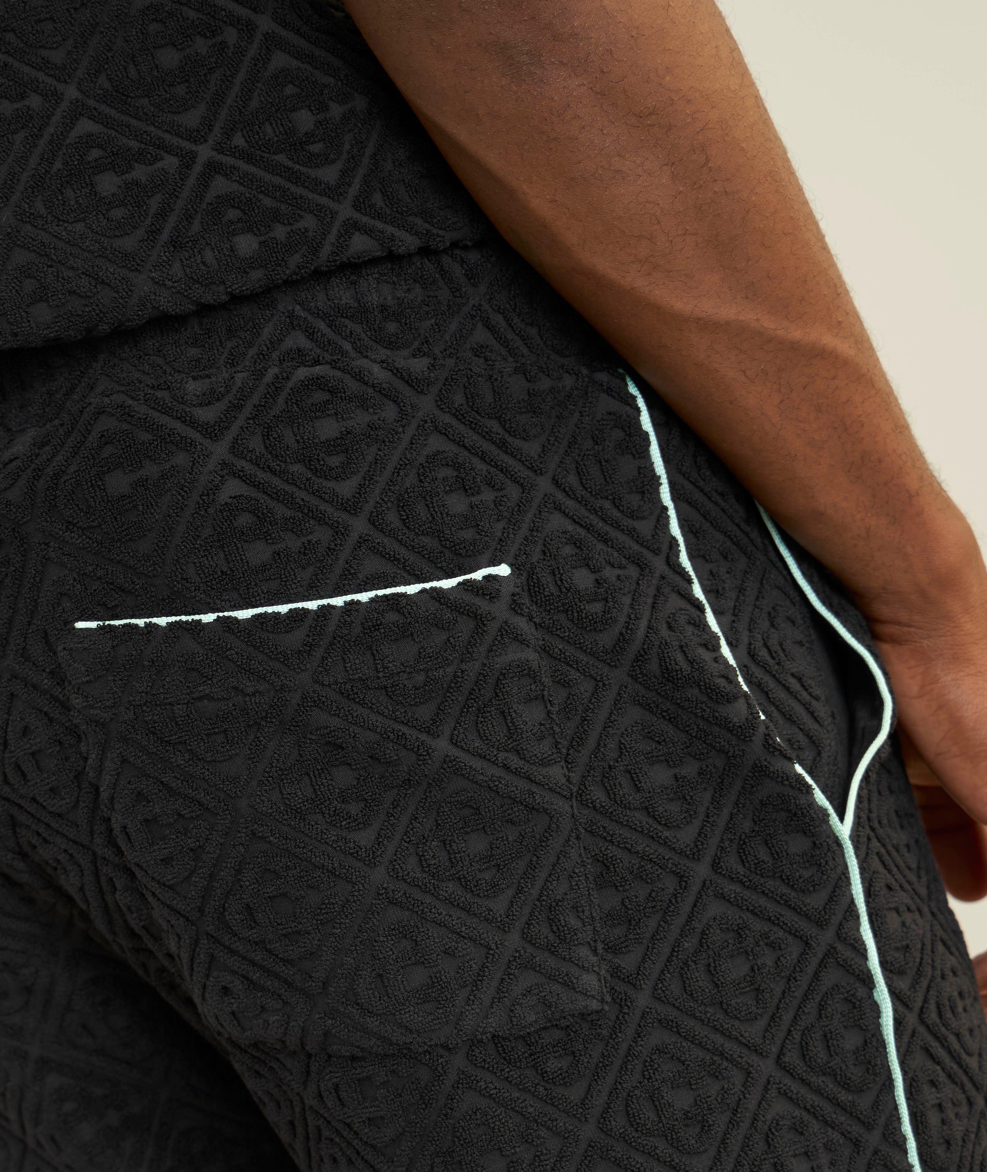 Short en tissu éponge à motif de logos image 3
