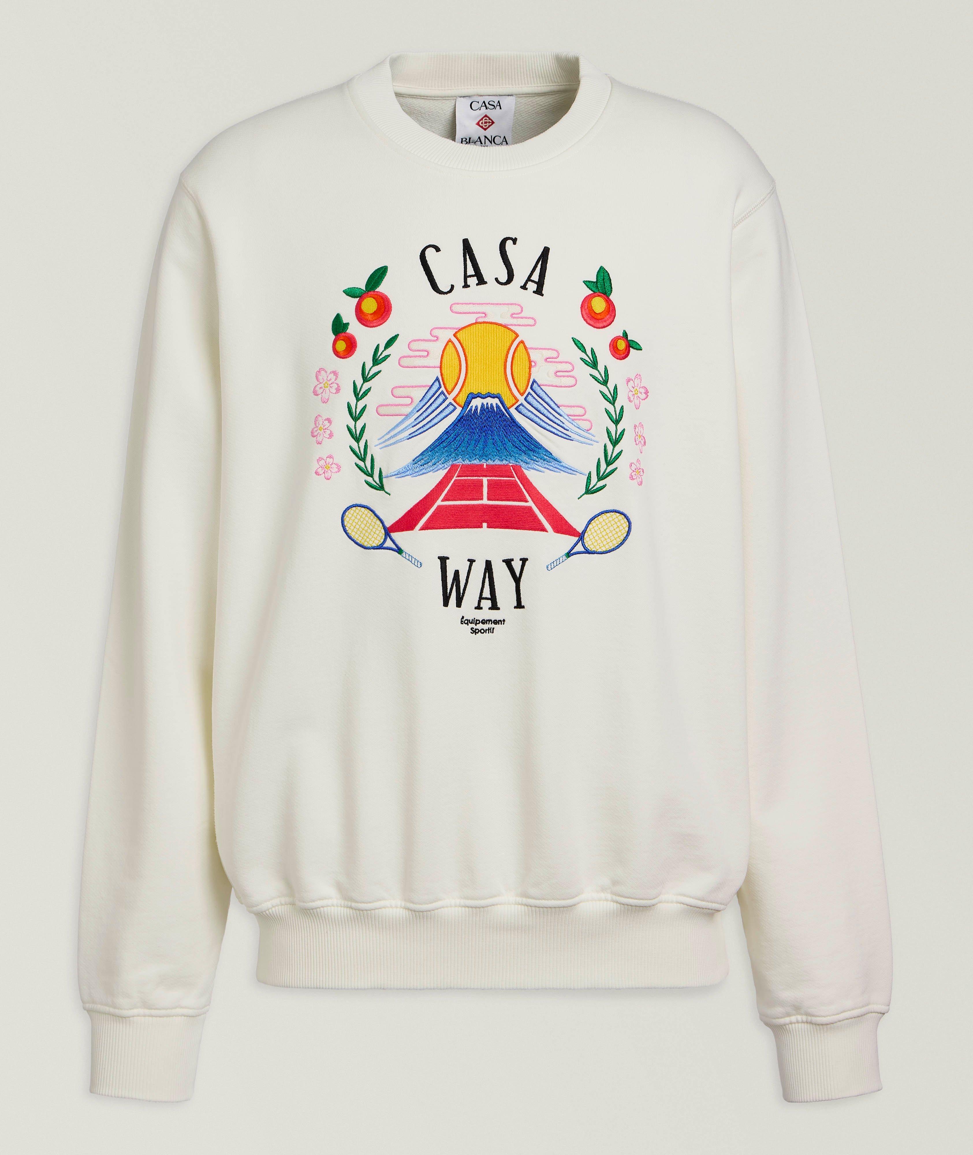 Casablanca Casa Way Mountain Cotton Sweatshirt