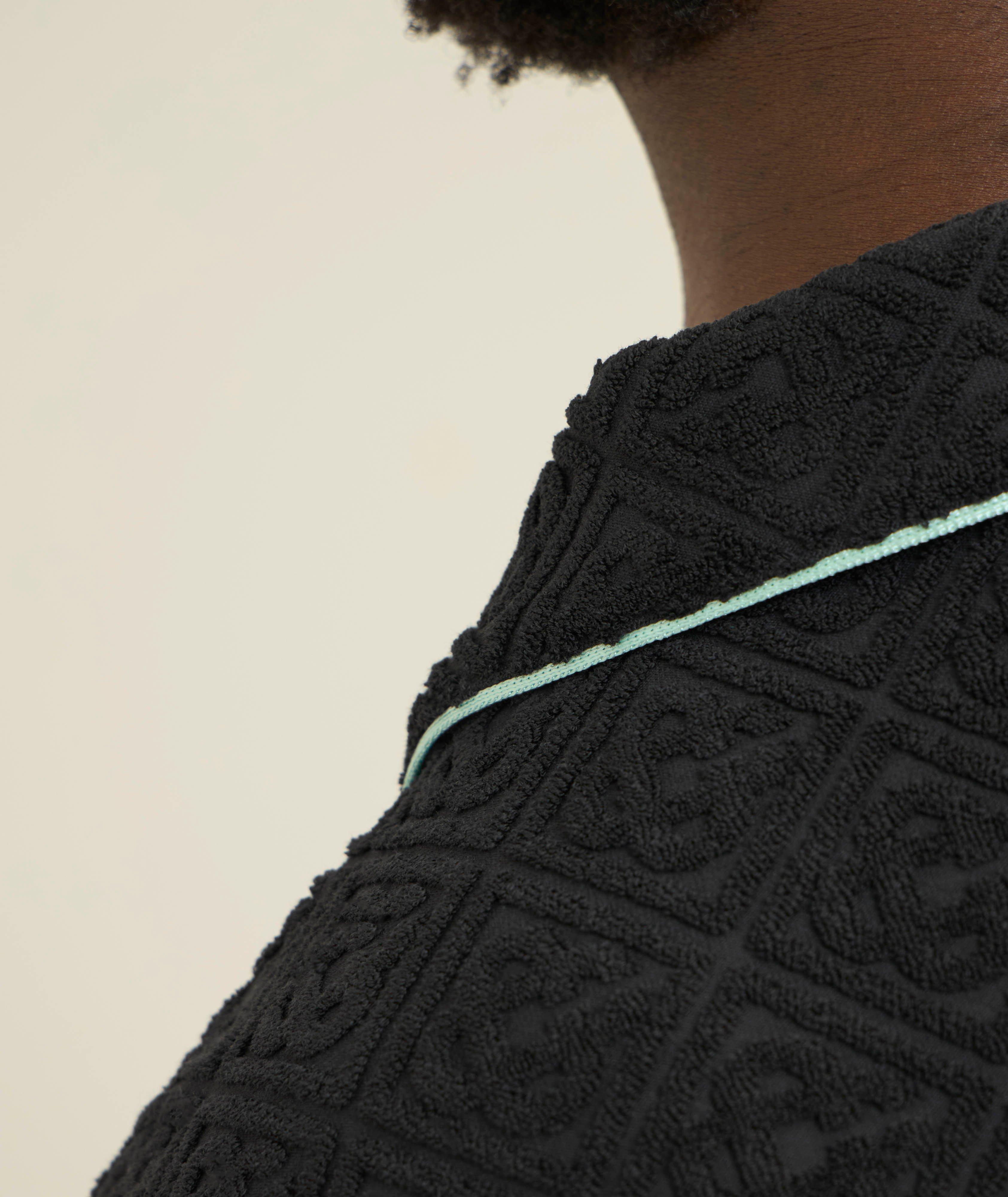 Chemise en tissu éponge à col cranté image 4