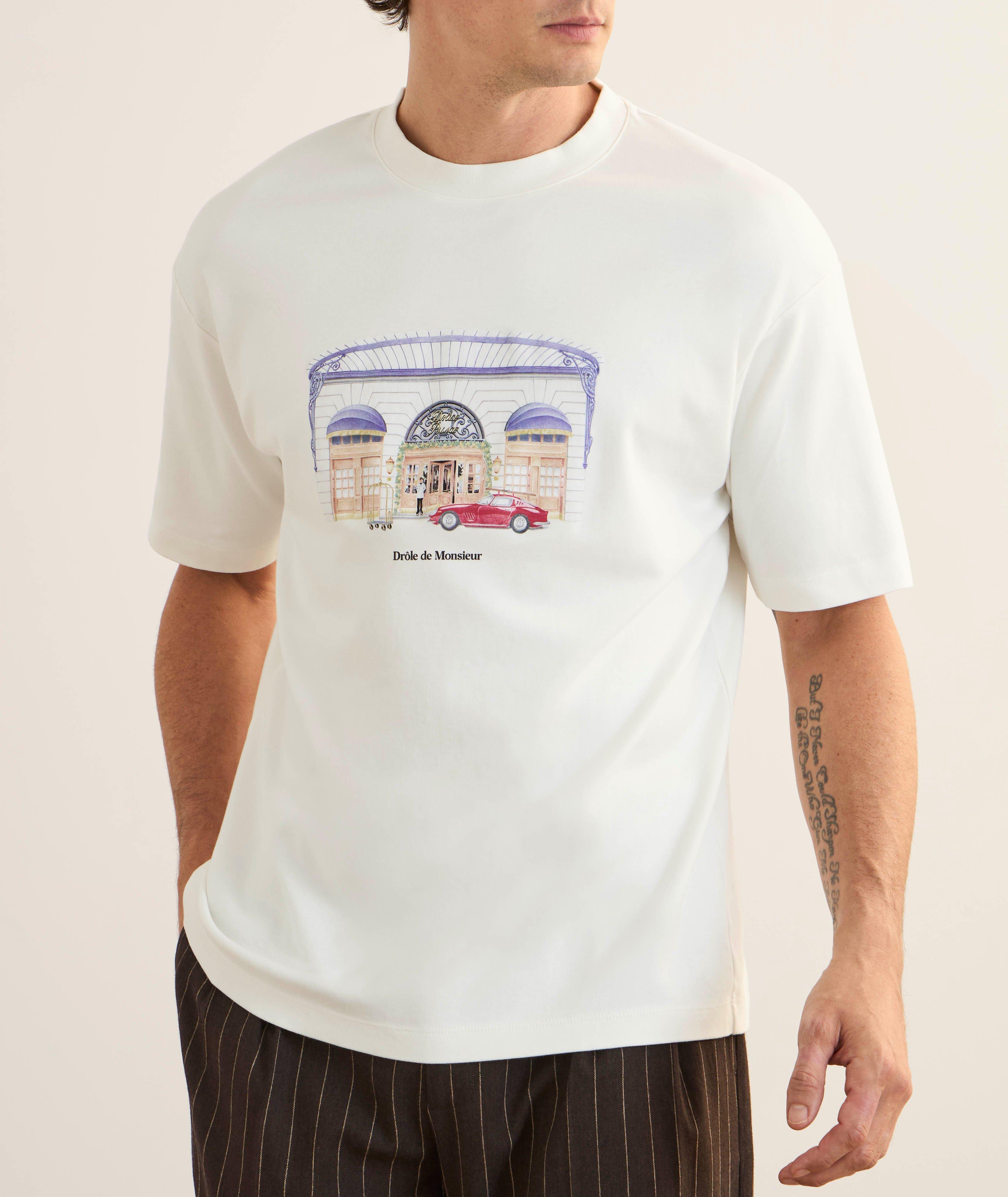 T-shirt à col rond en coton Drôle Palace image 1