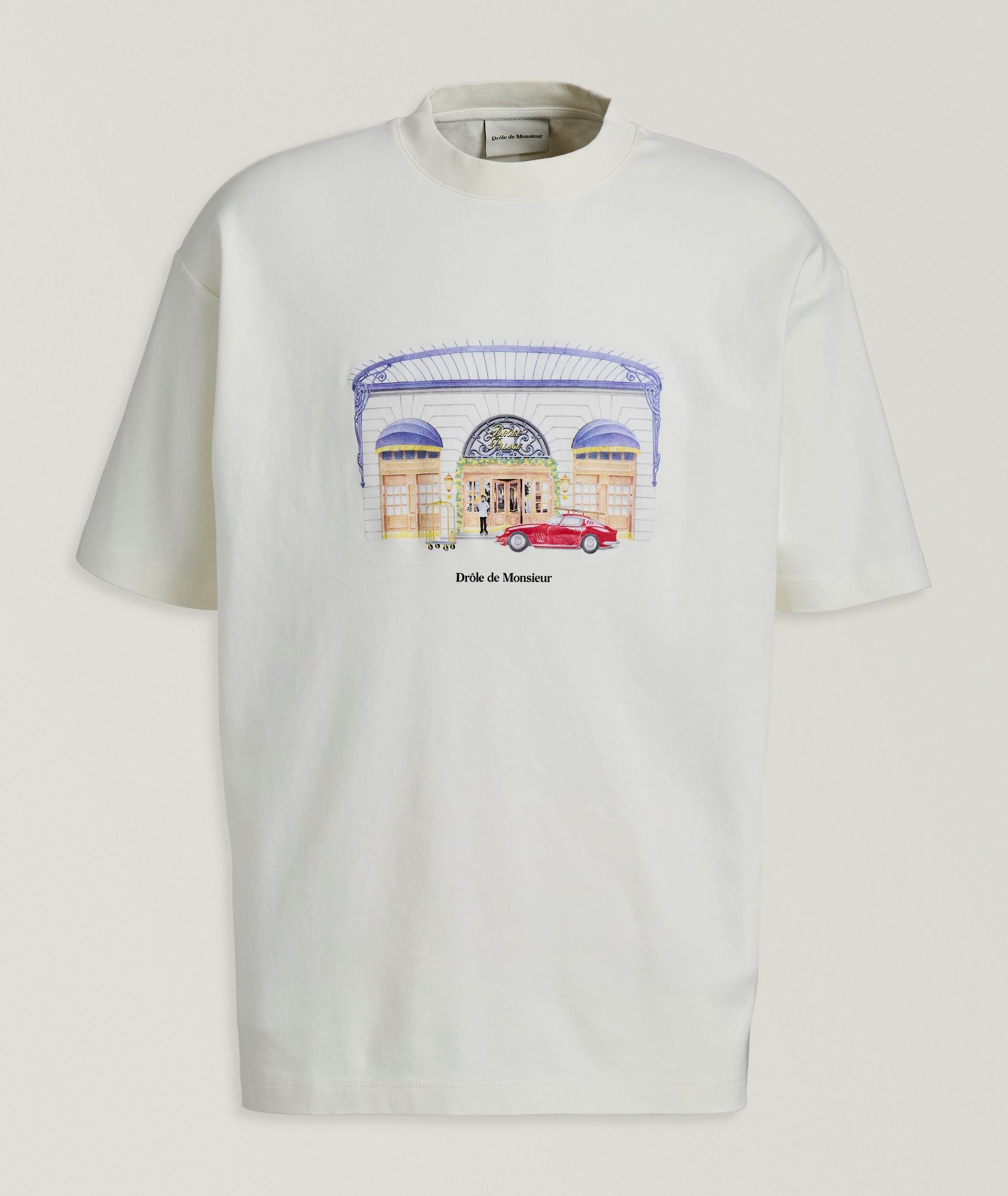 T-shirt à col rond en coton Drôle Palace image 0