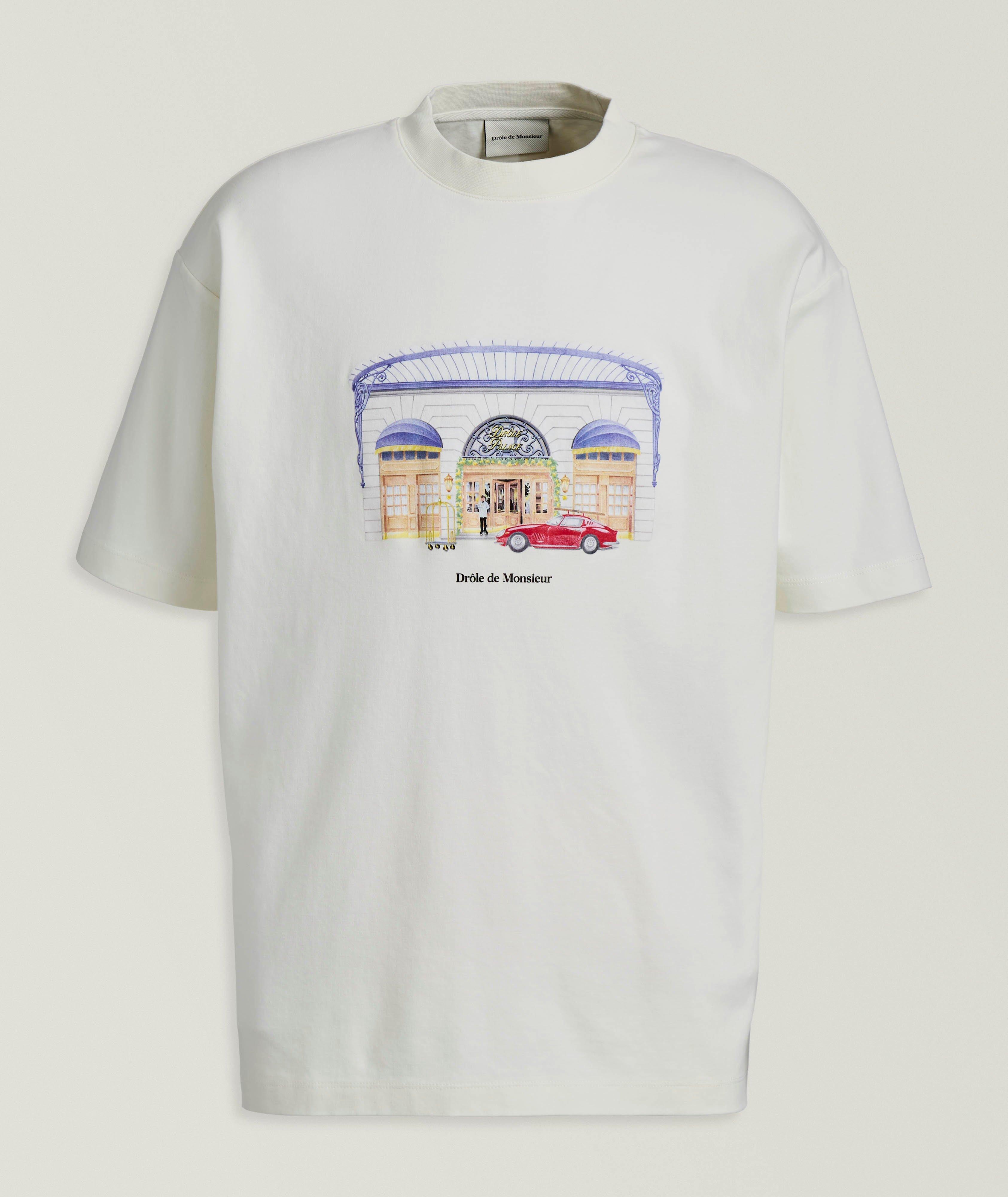 T-shirt à col rond en coton Drôle Palace image 0