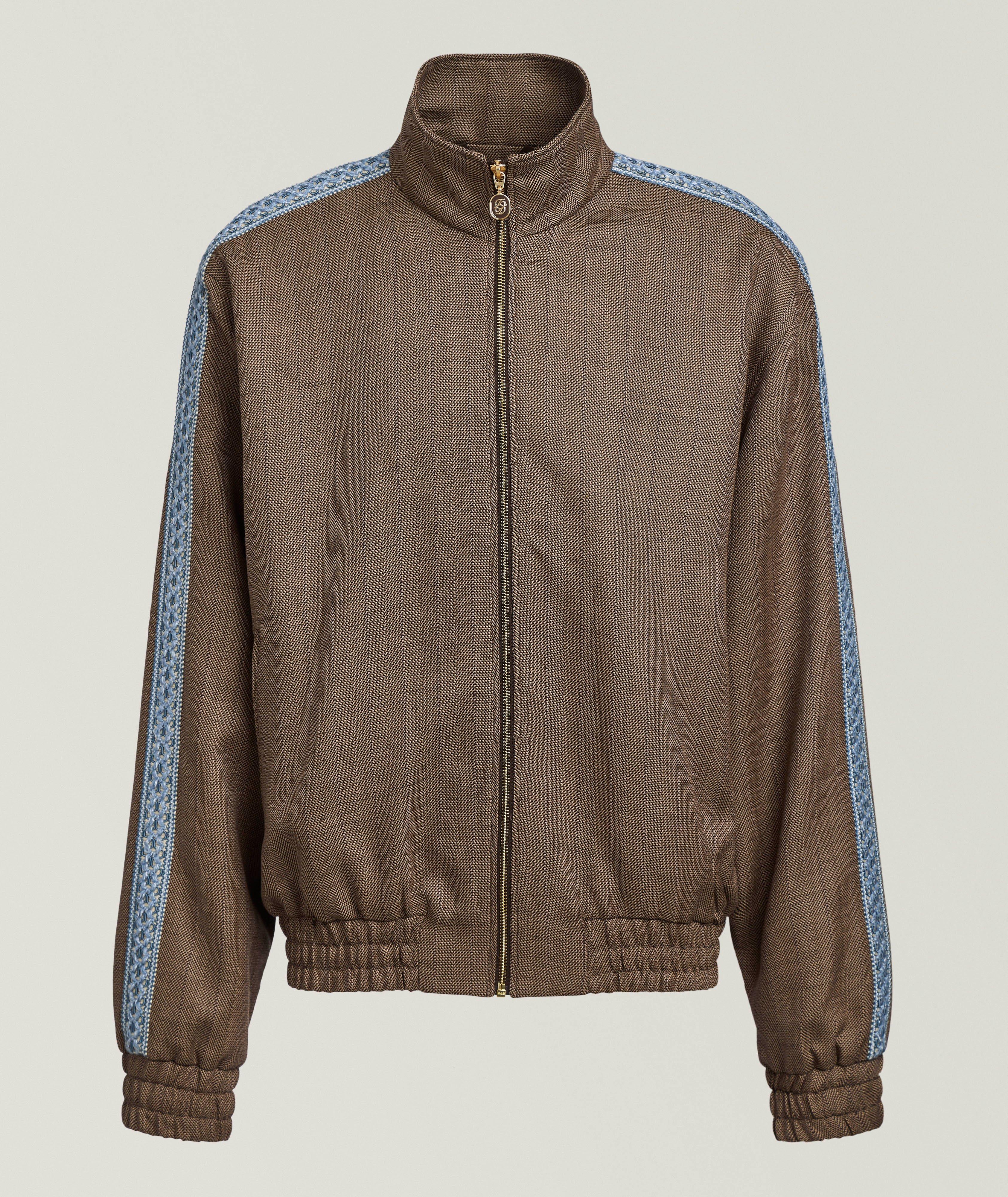 Chevron Wool Track Jacket image 0