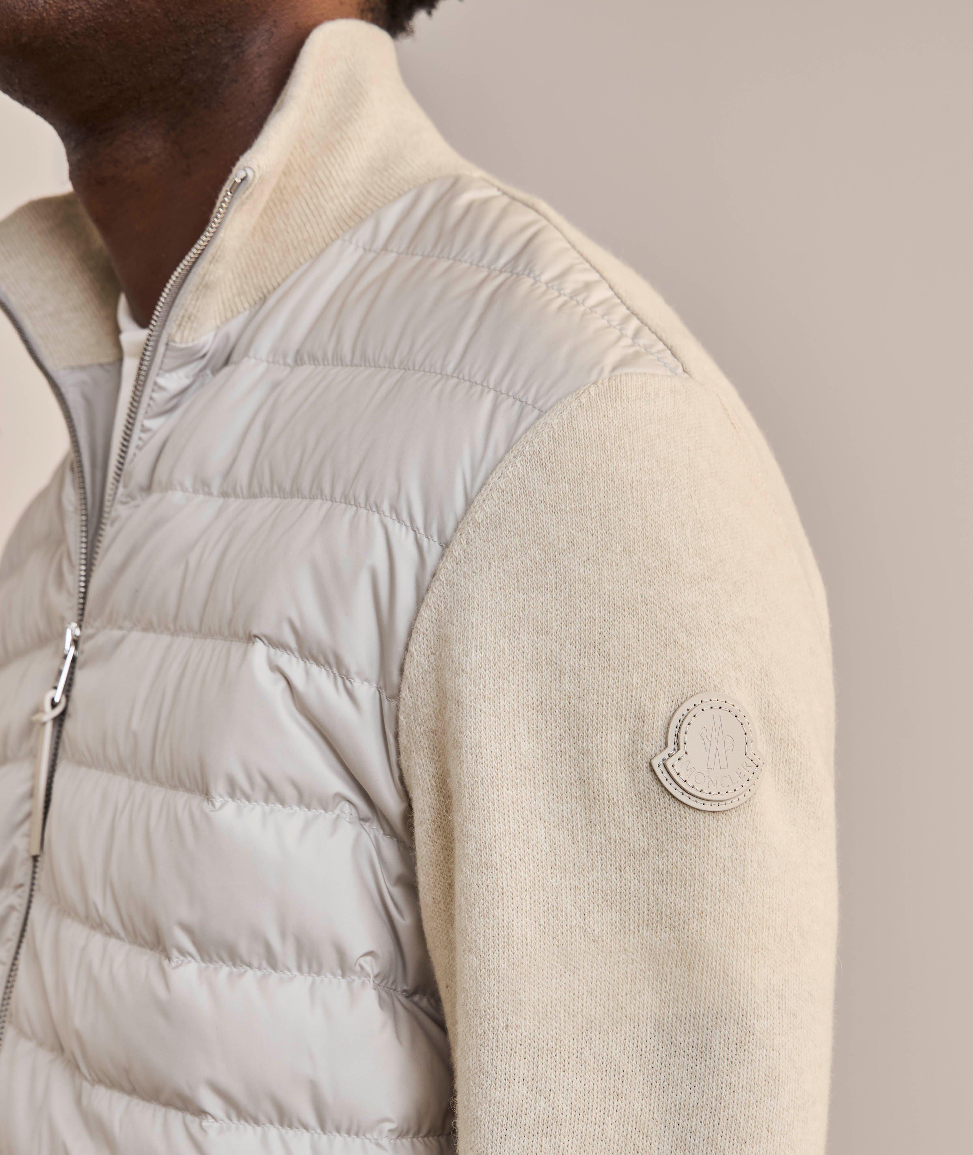Blouson-pull en laine, en cachemire et en duvet image 5
