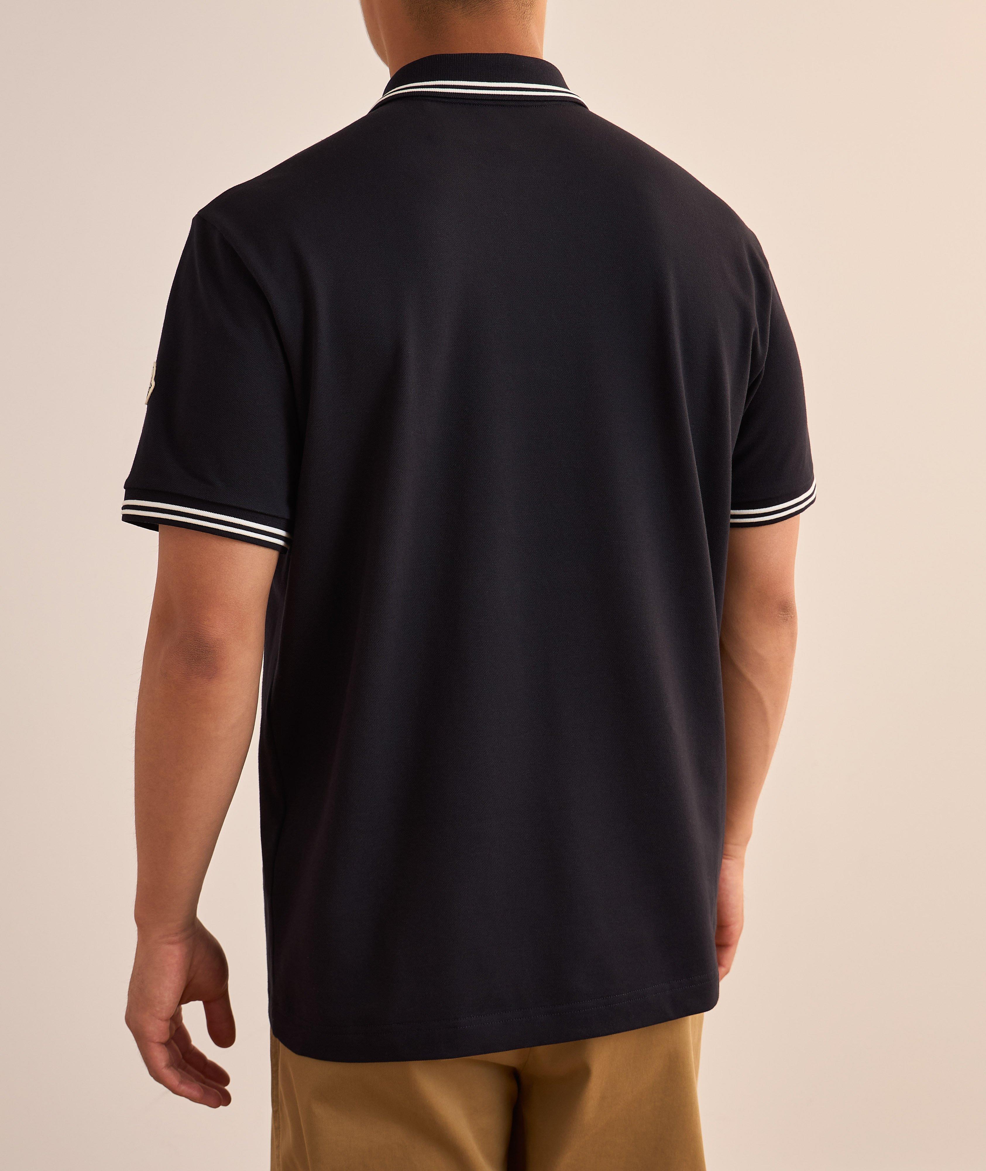 Stretch-Cotton Tipped Logo Polo image 2