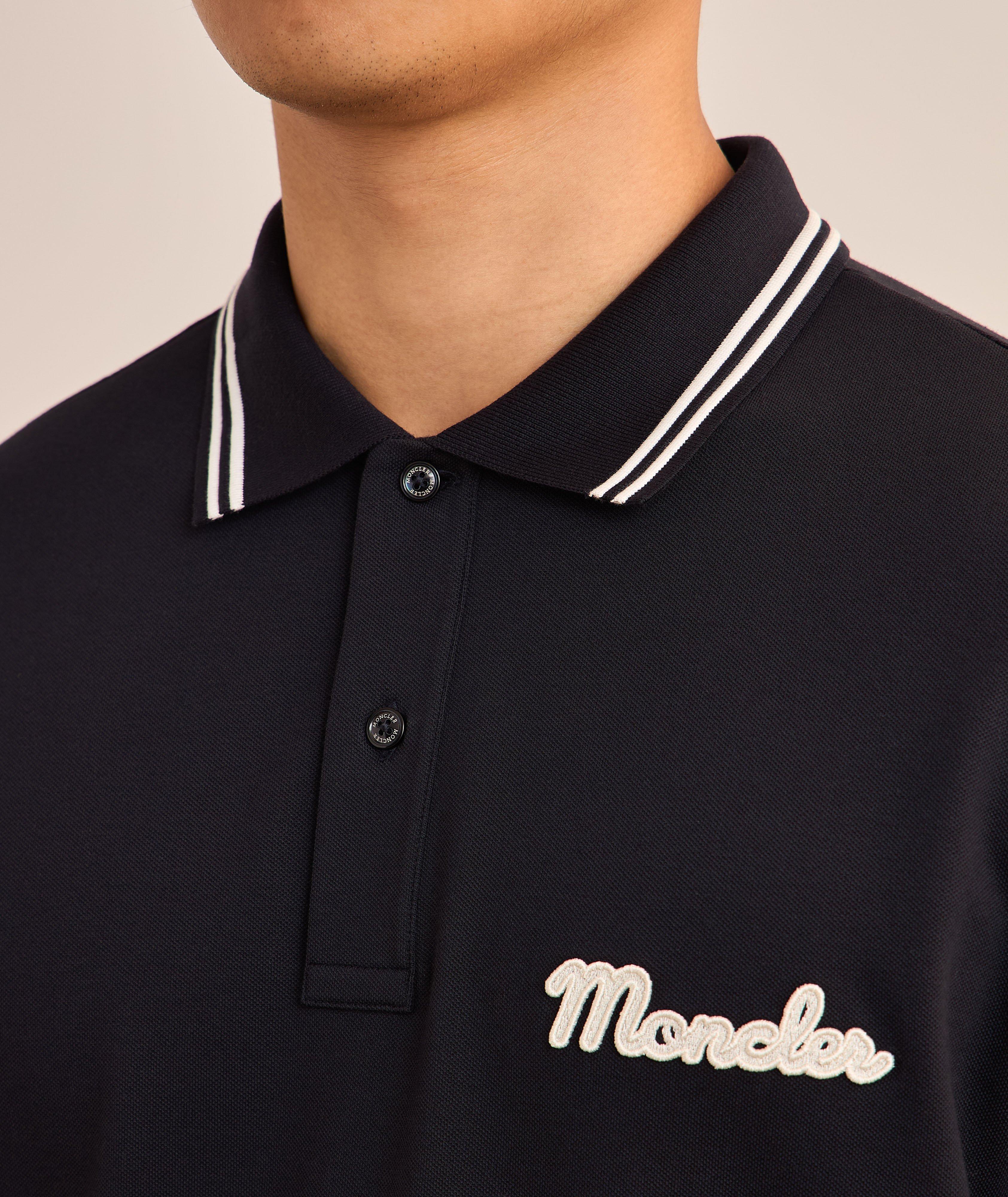 Stretch-Cotton Tipped Logo Polo image 3