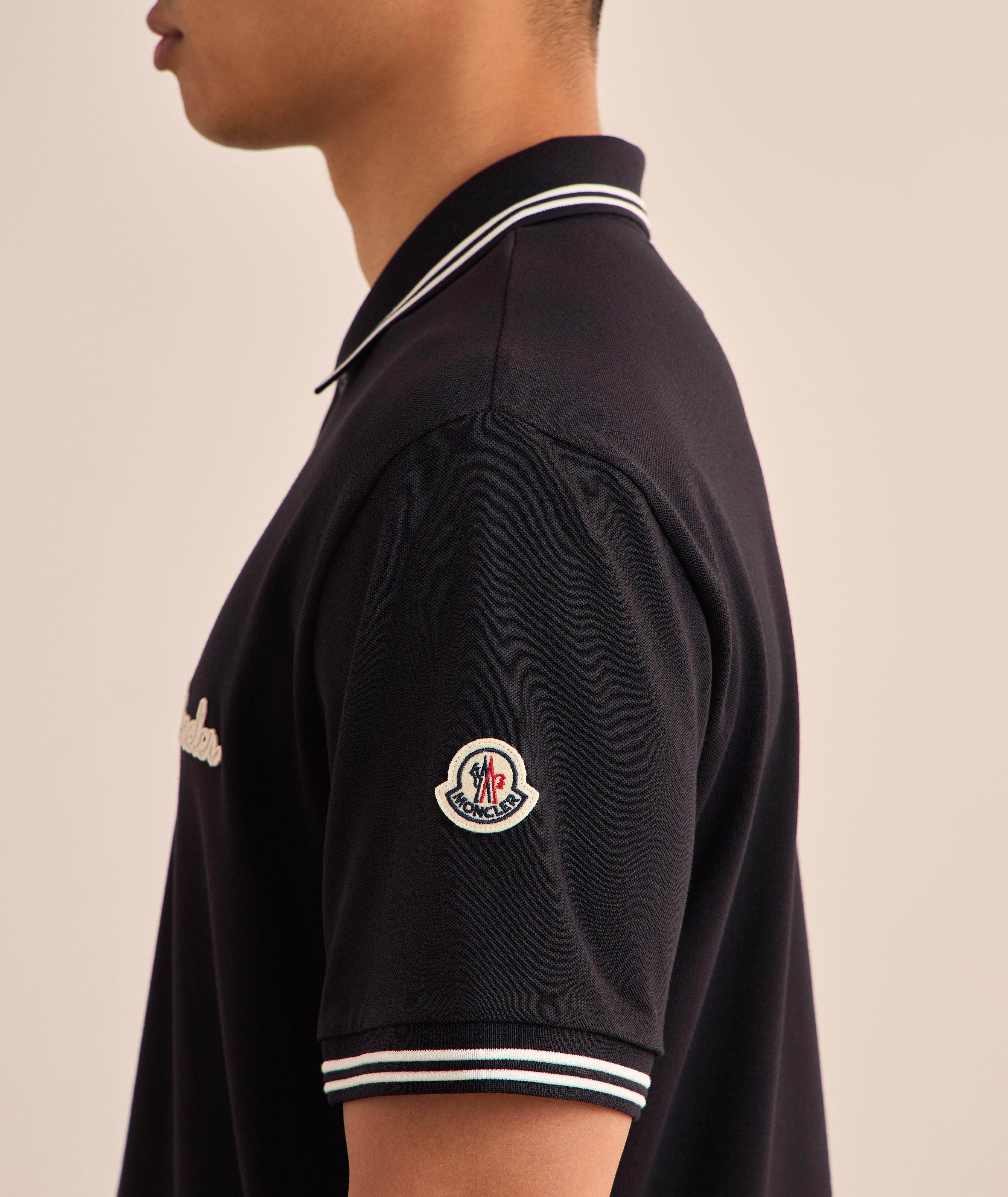 Stretch-Cotton Tipped Logo Polo image 4