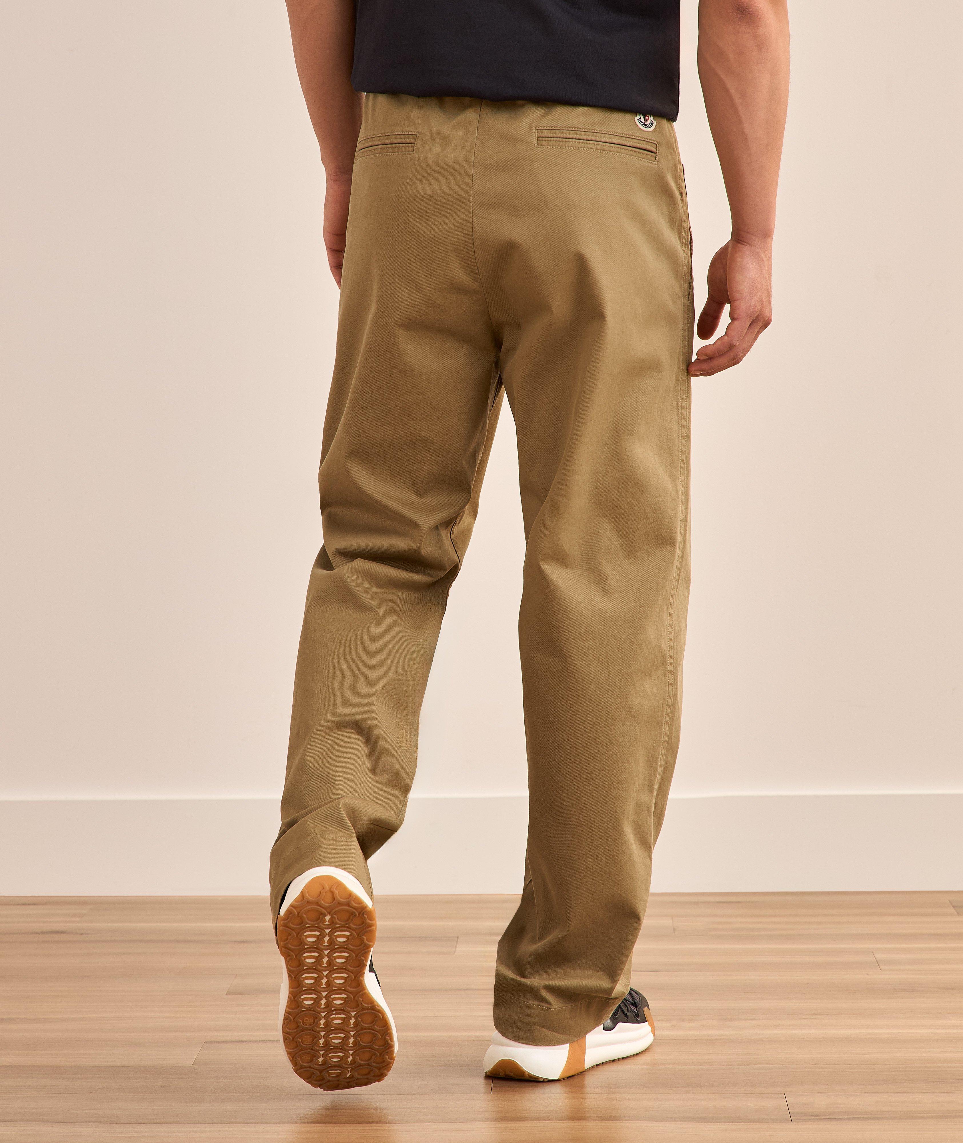 Pantalon en gabardine de coton à jambes droites image 2