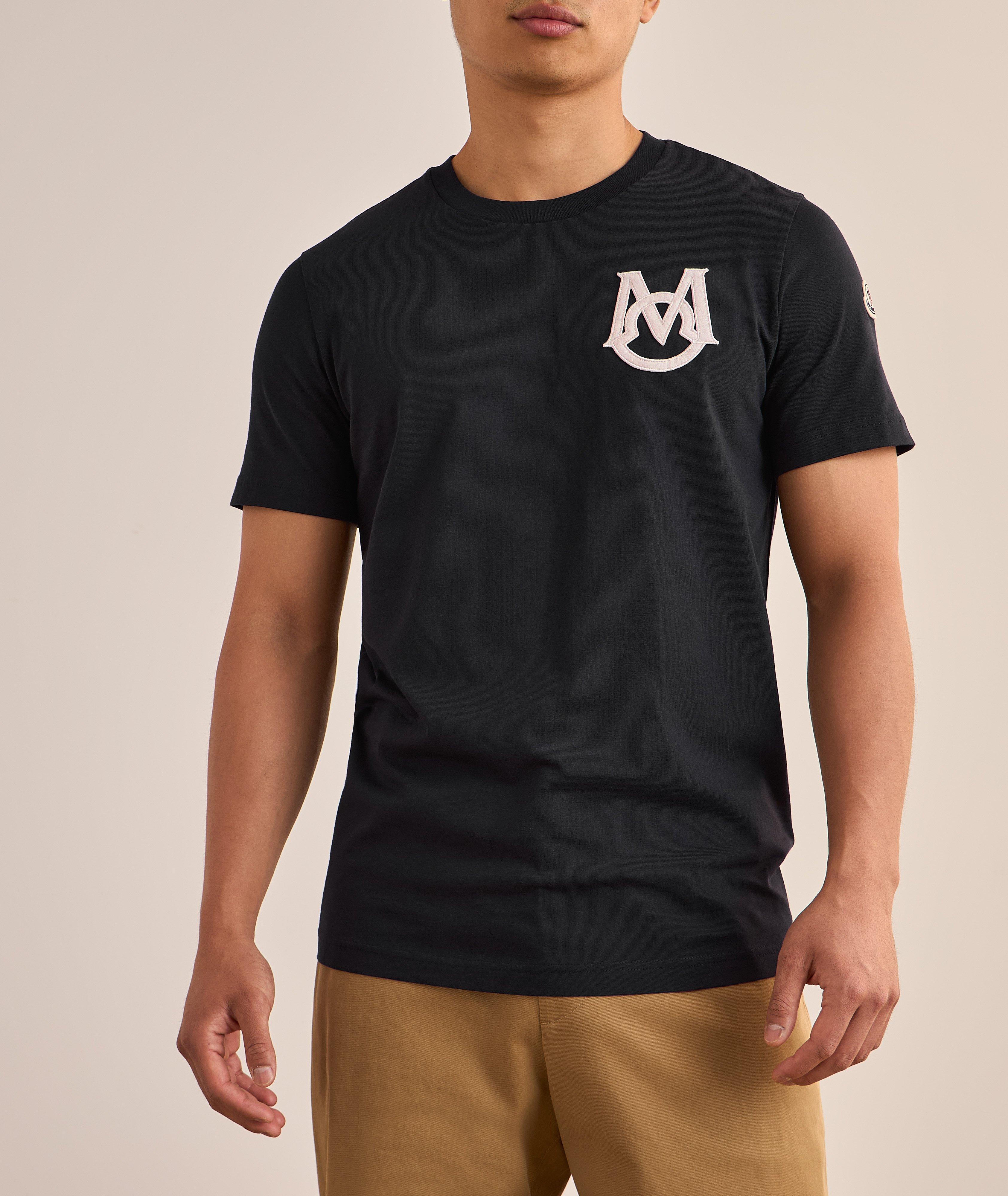 Monogram Cotton Crewneck T-Shirt image 1