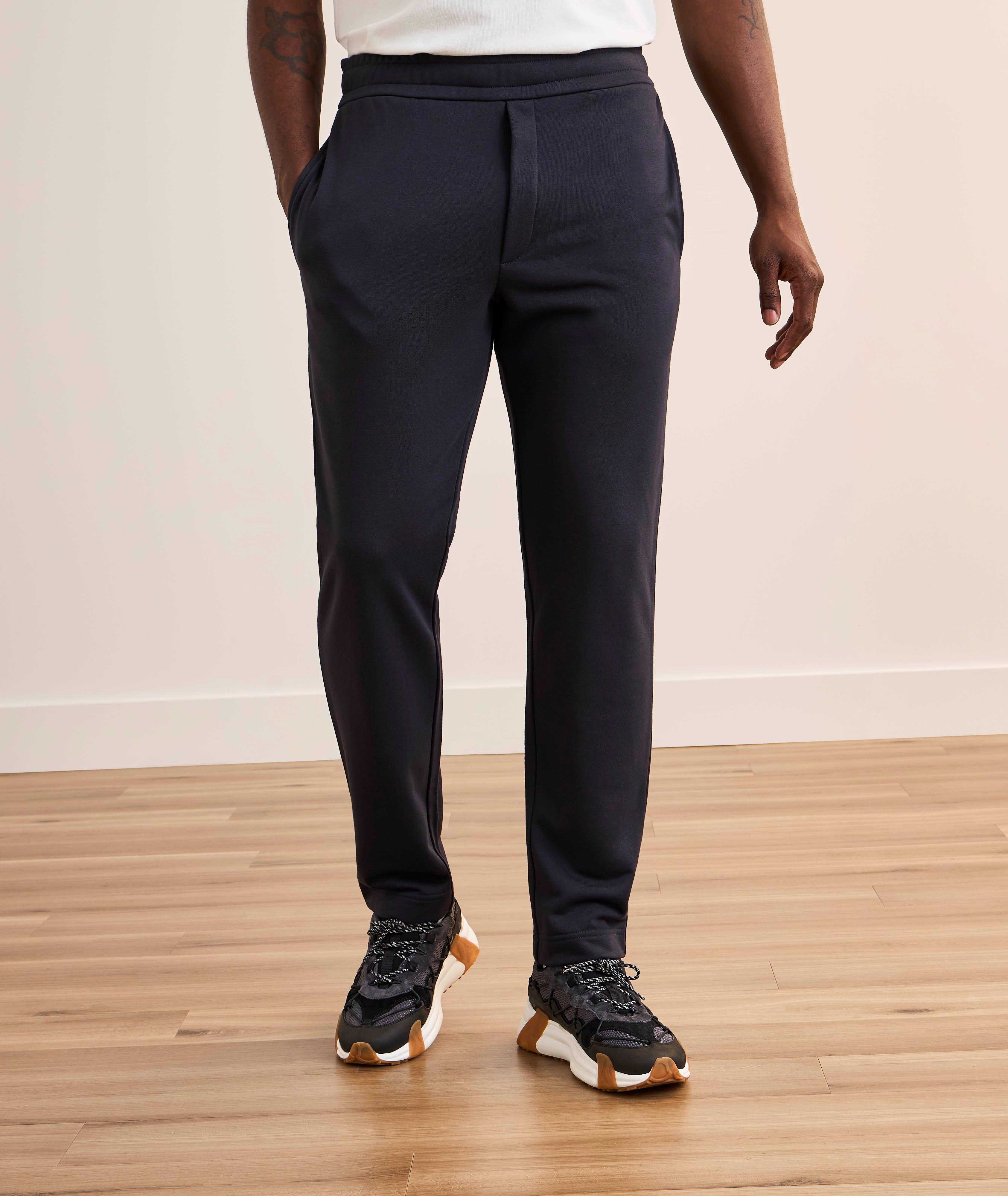 Pantalon sport en mélange de coton image 1