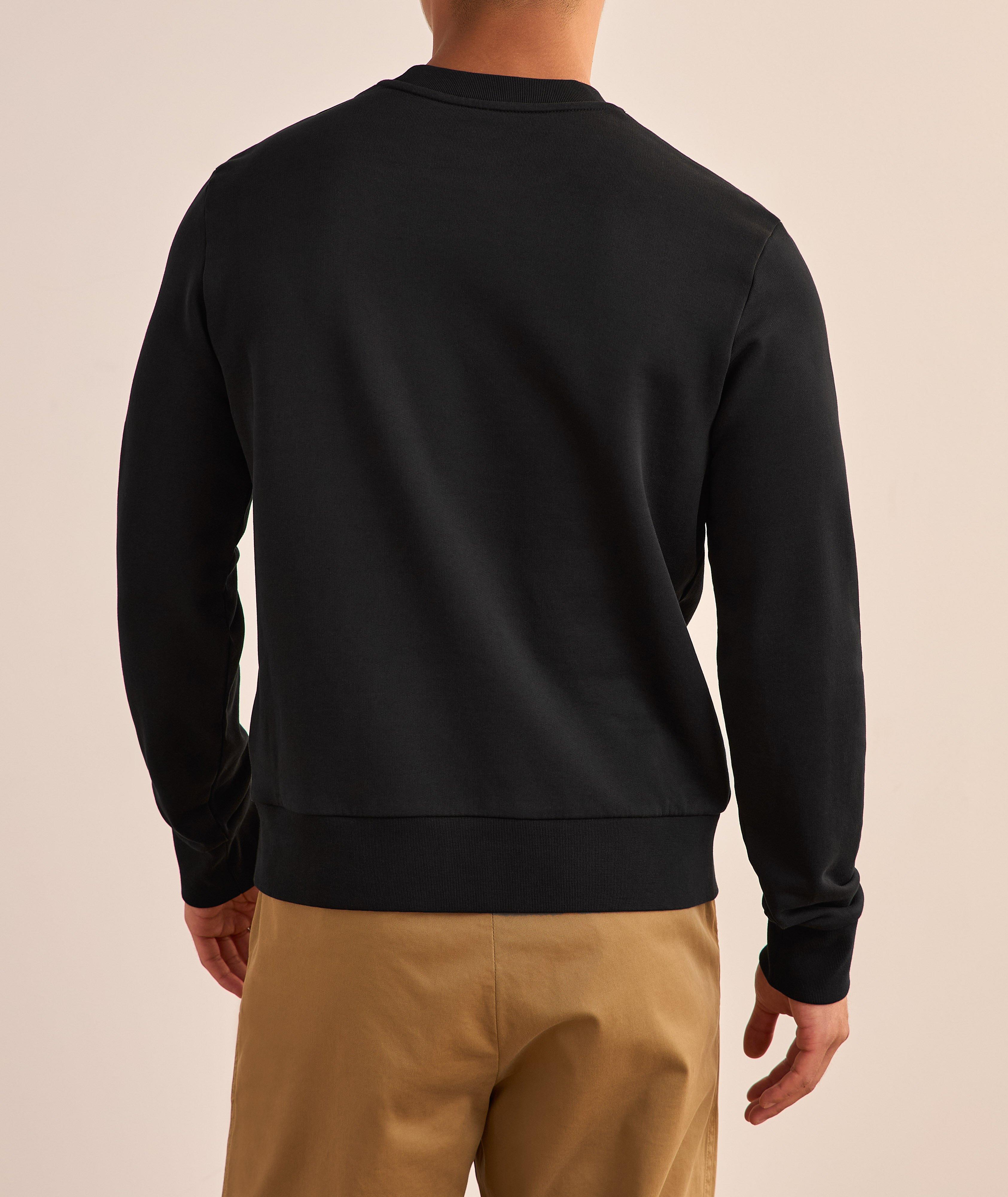Flocked Logo Cotton Sweatshirt image 2