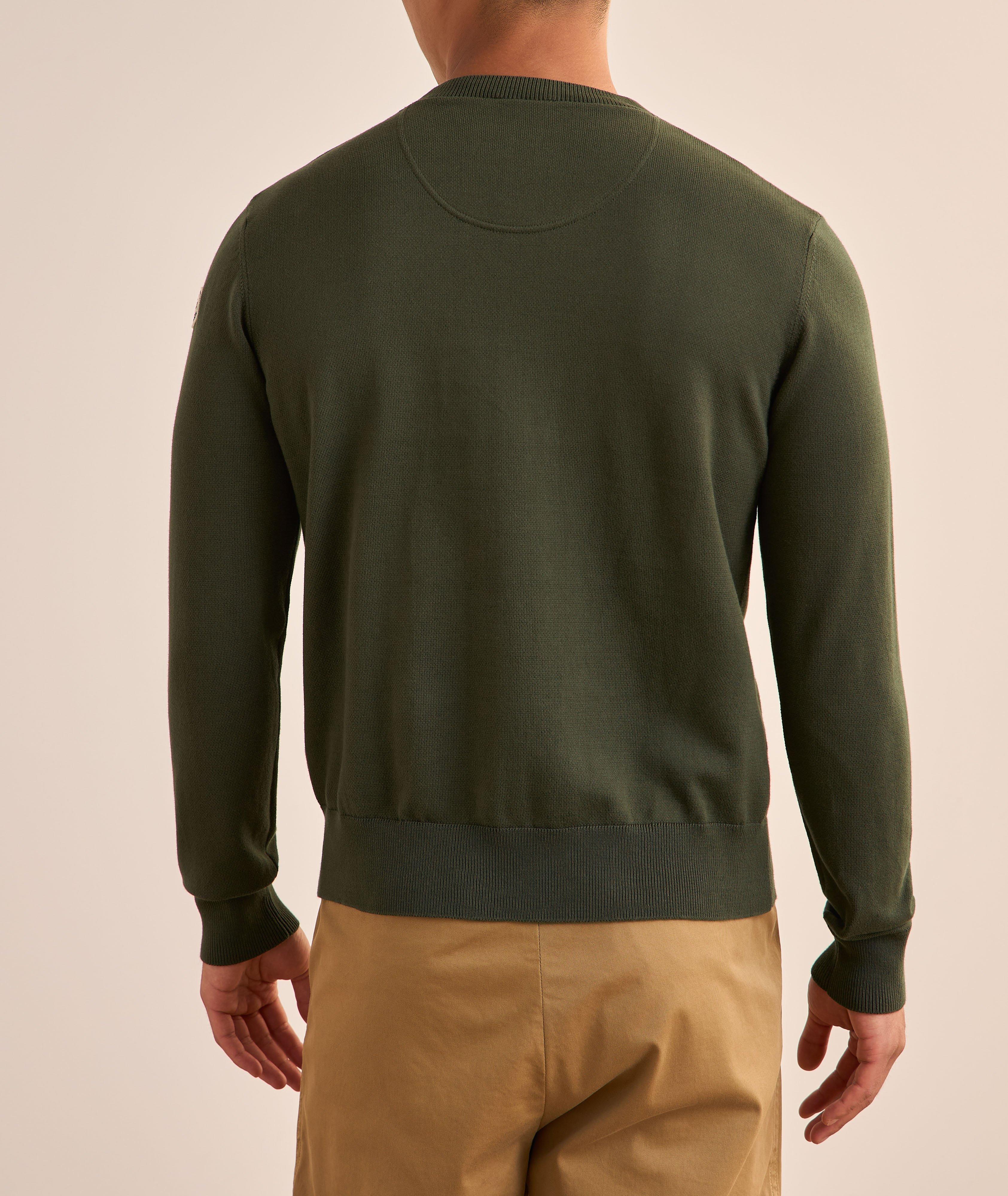 Pull en coton avec logo brodé image 2