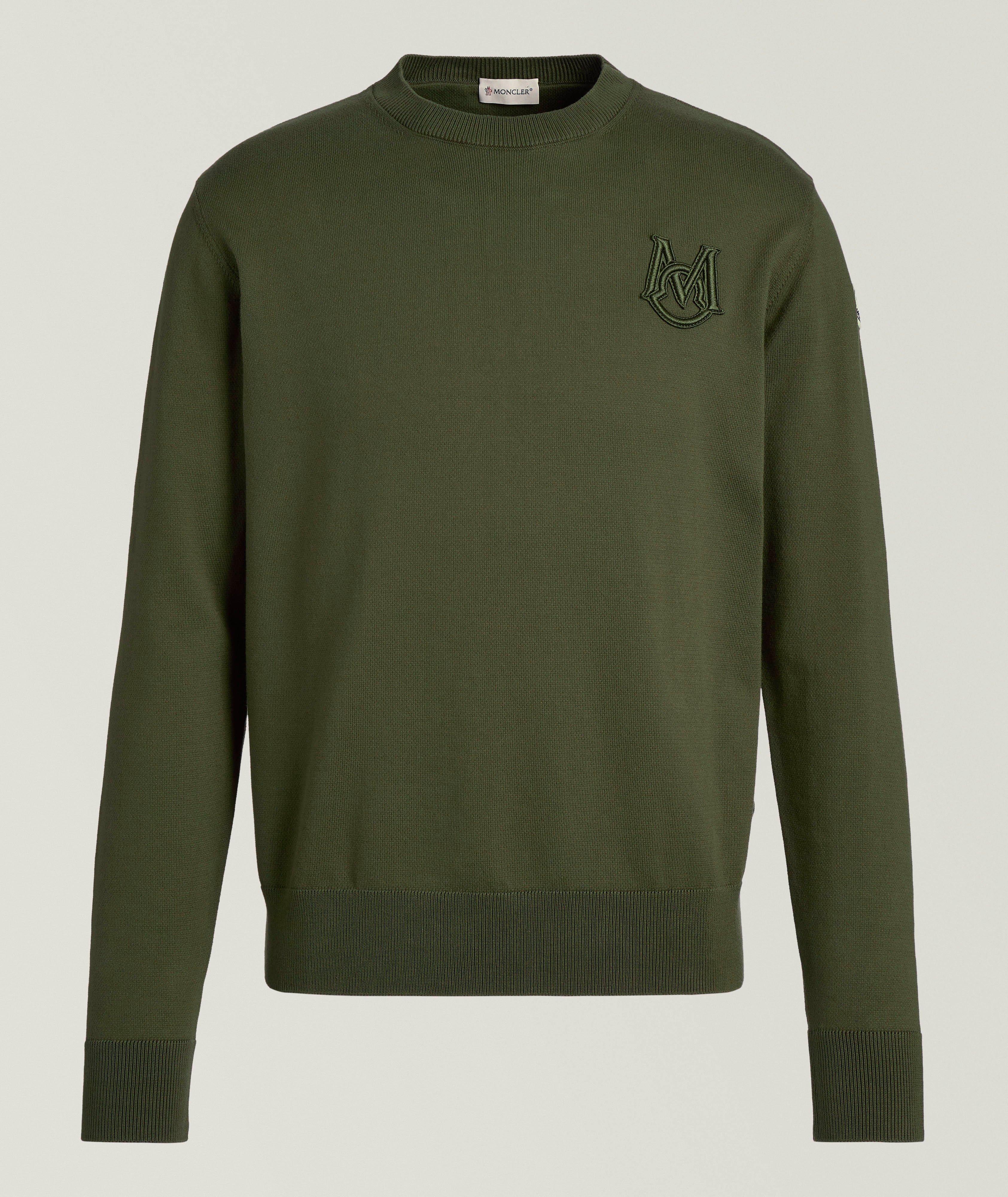 Pull en coton avec logo brodé image 0