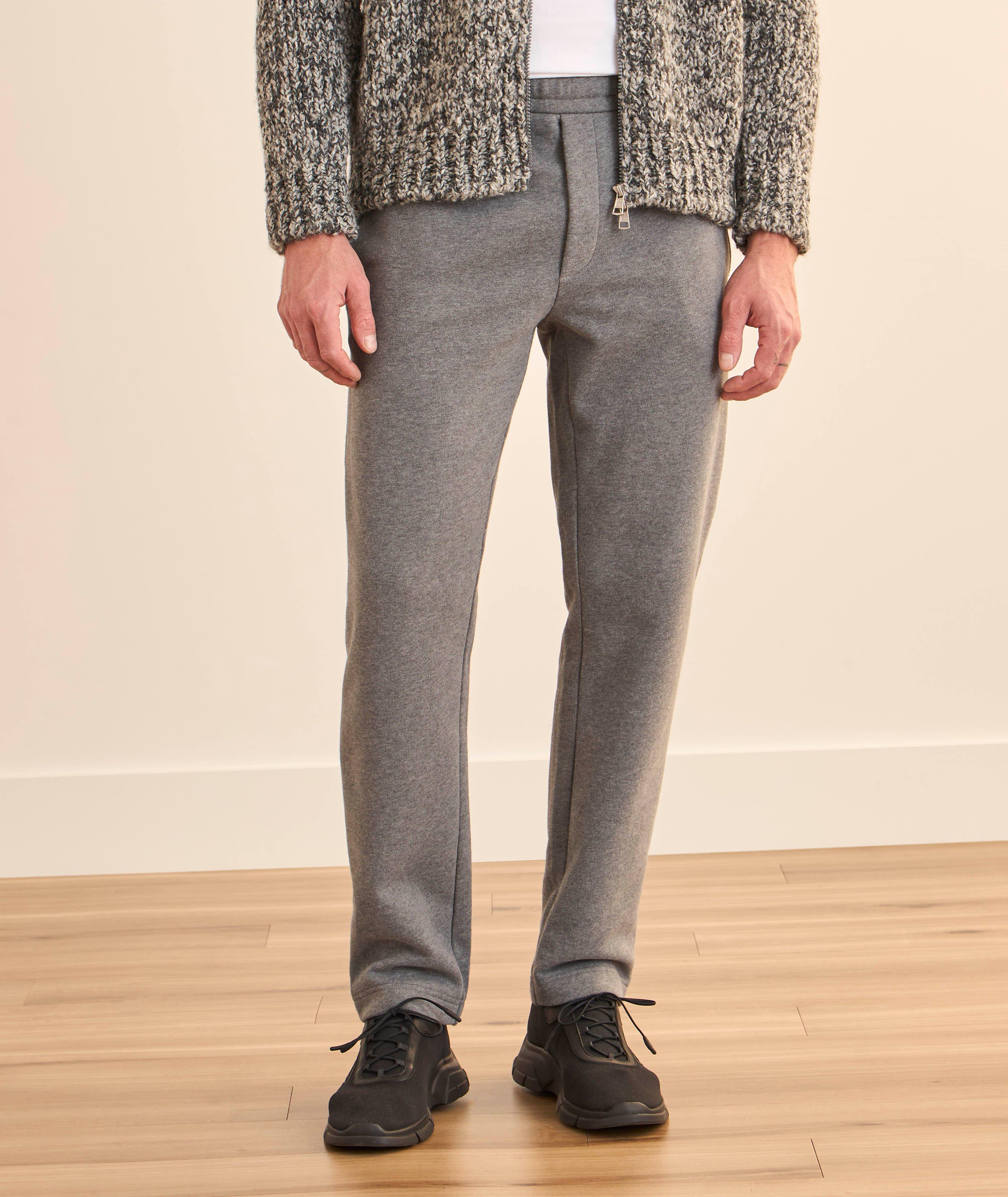 Heathered Cotton Fleece Sweatpants  image 1