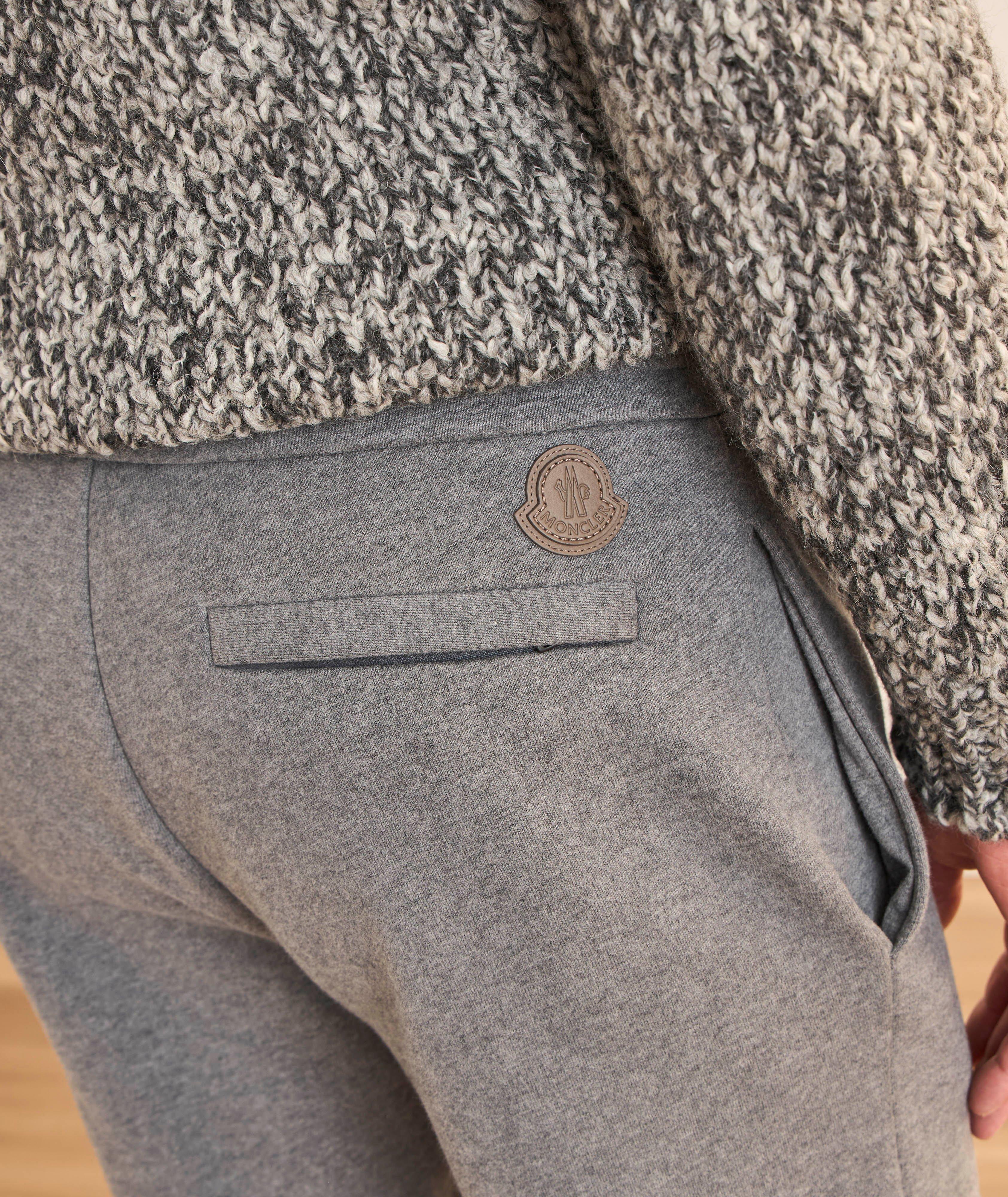 Heathered Cotton Fleece Sweatpants  image 3
