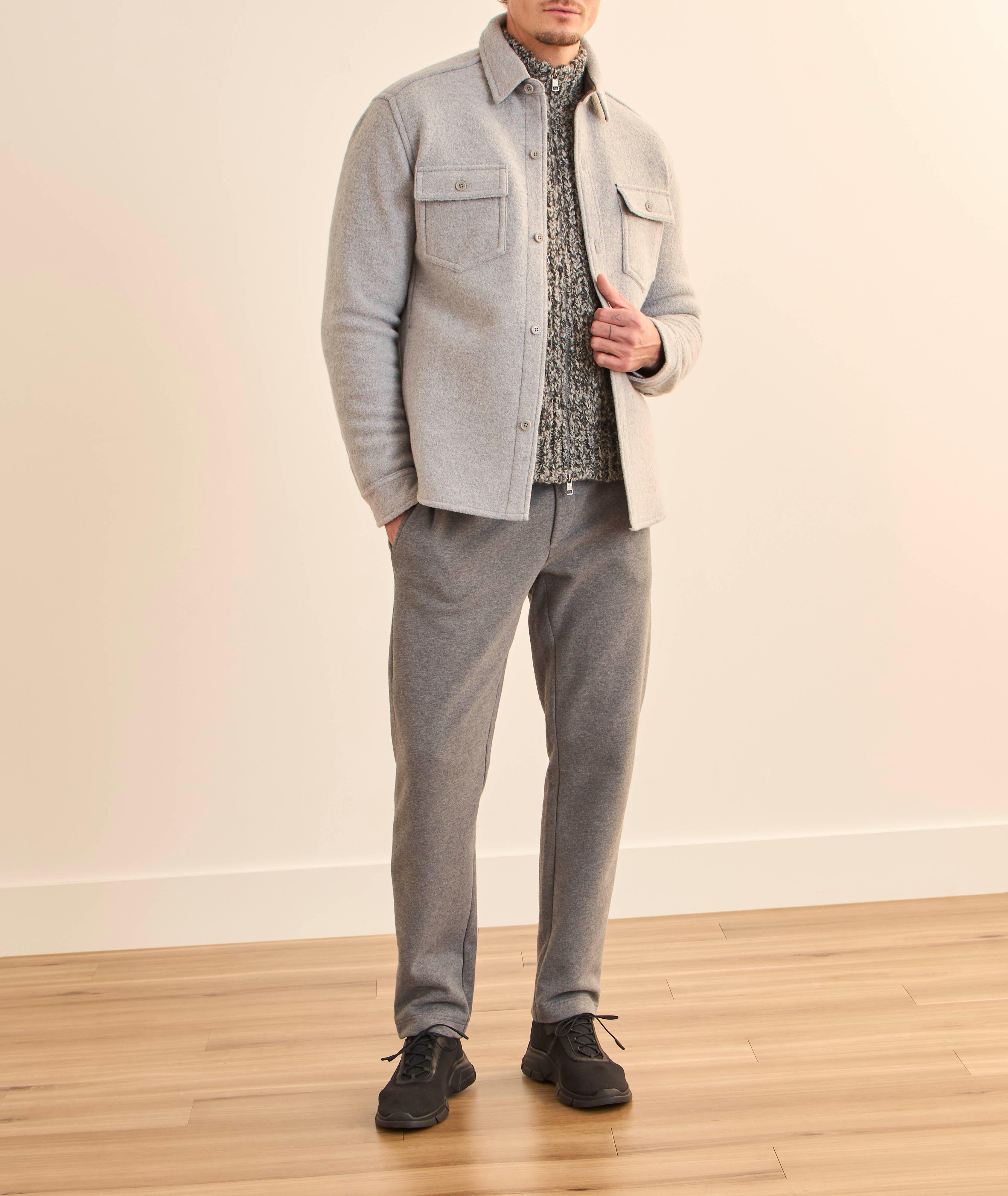 Heathered Cotton Fleece Sweatpants  image 4