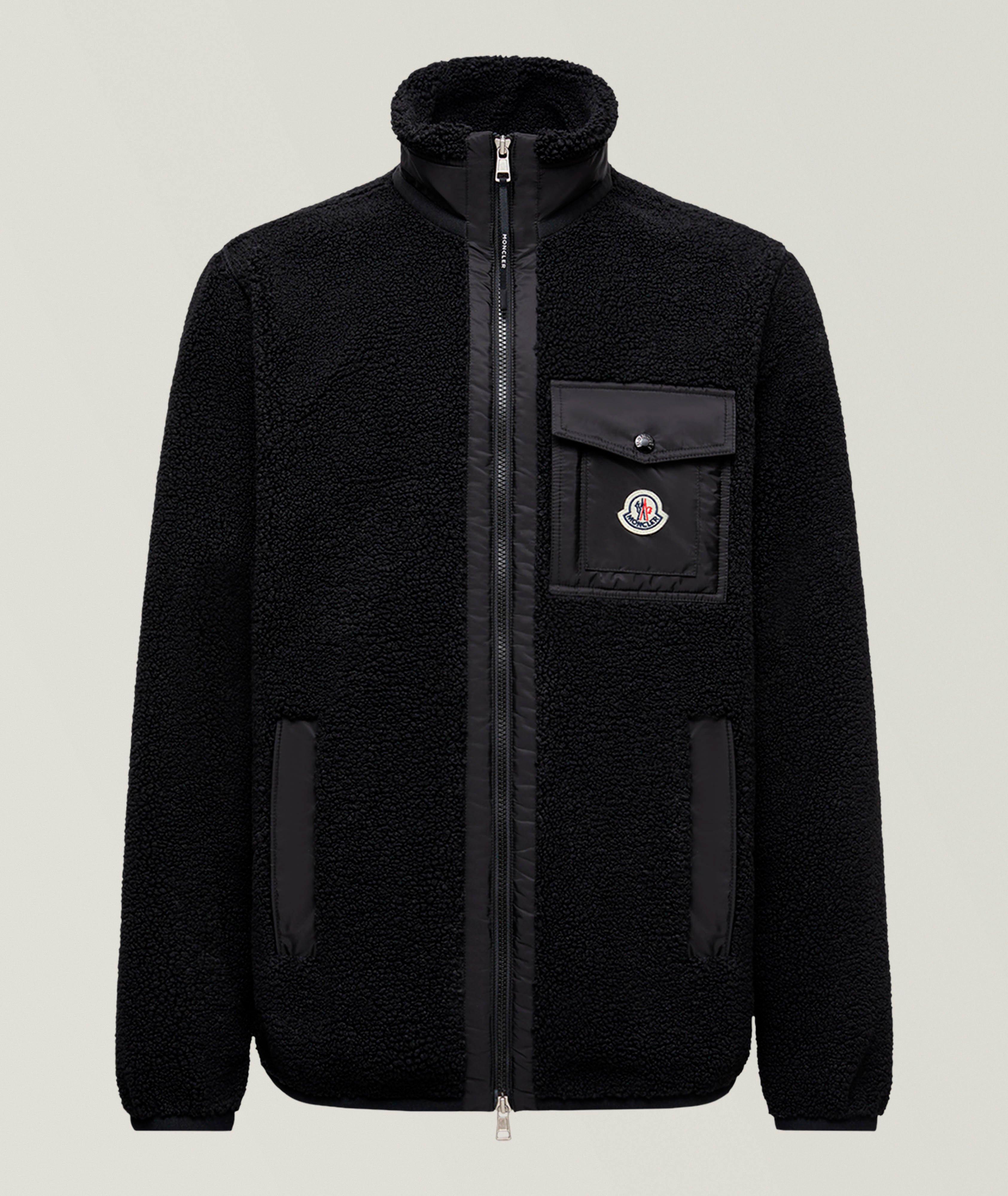 Moncler Pull en molleton à glissière