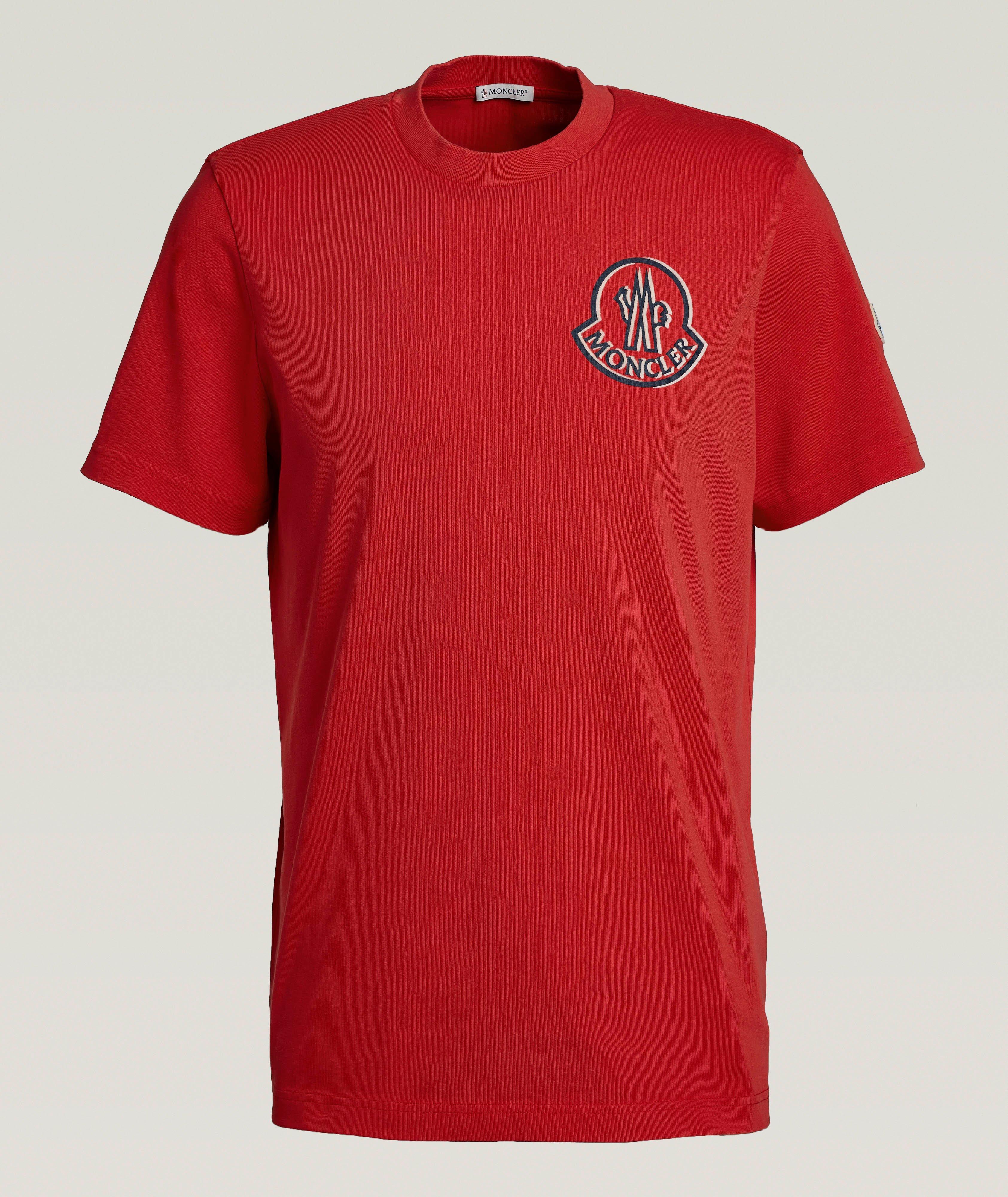 T-shirt en coton avec logo et encolure ronde image 0