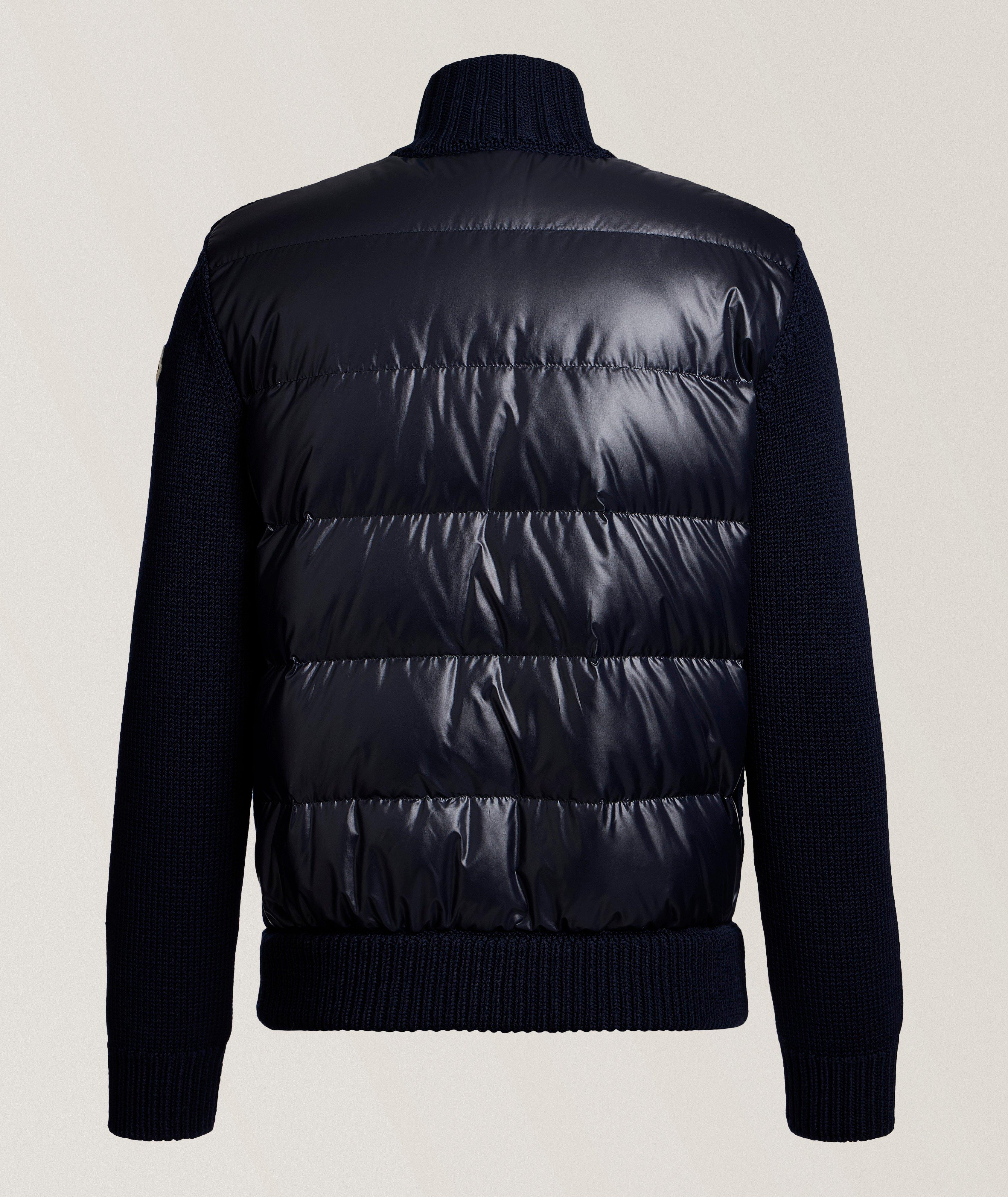 Down Back Hybrid Wool Cardigan image 1