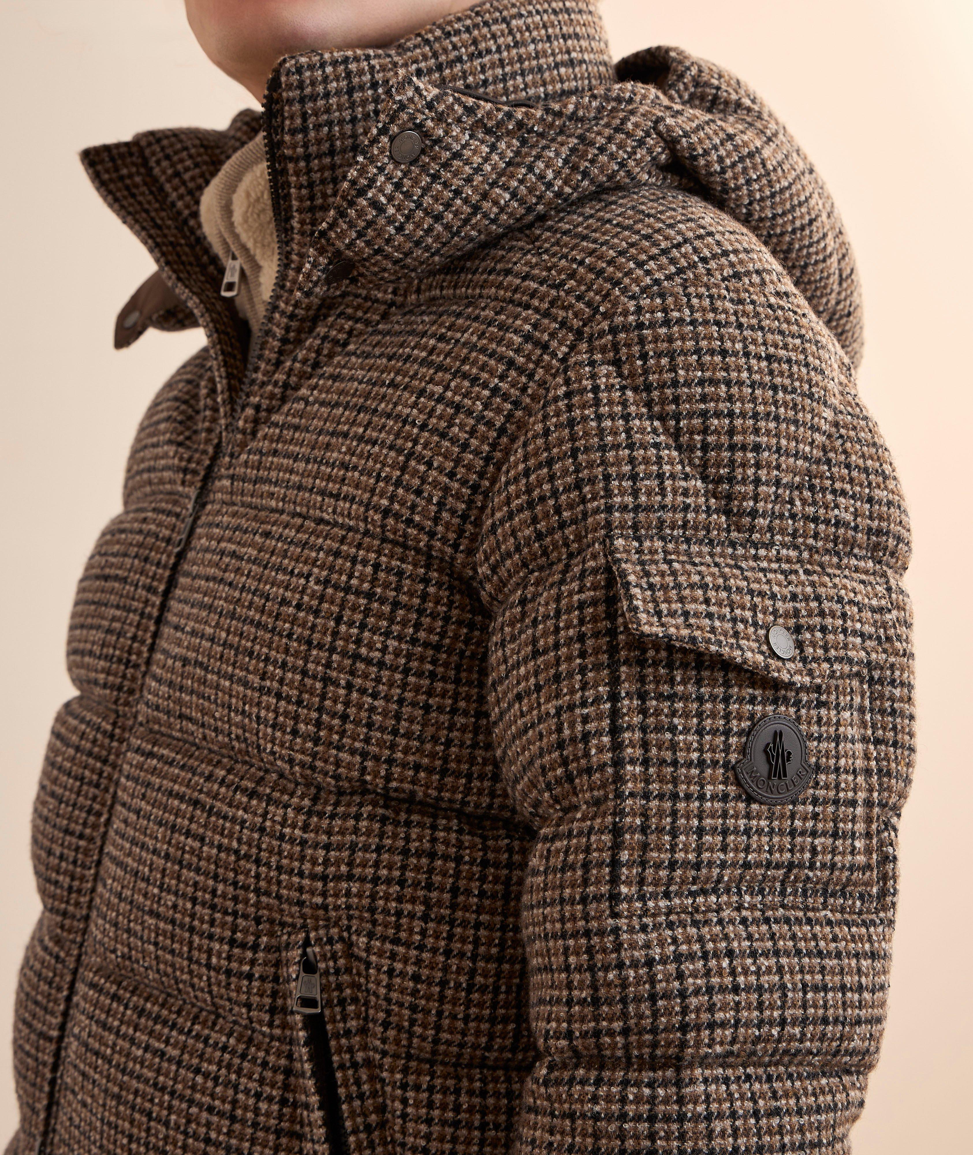 Montgenevre Checked Bouclé Down Jacket  image 3