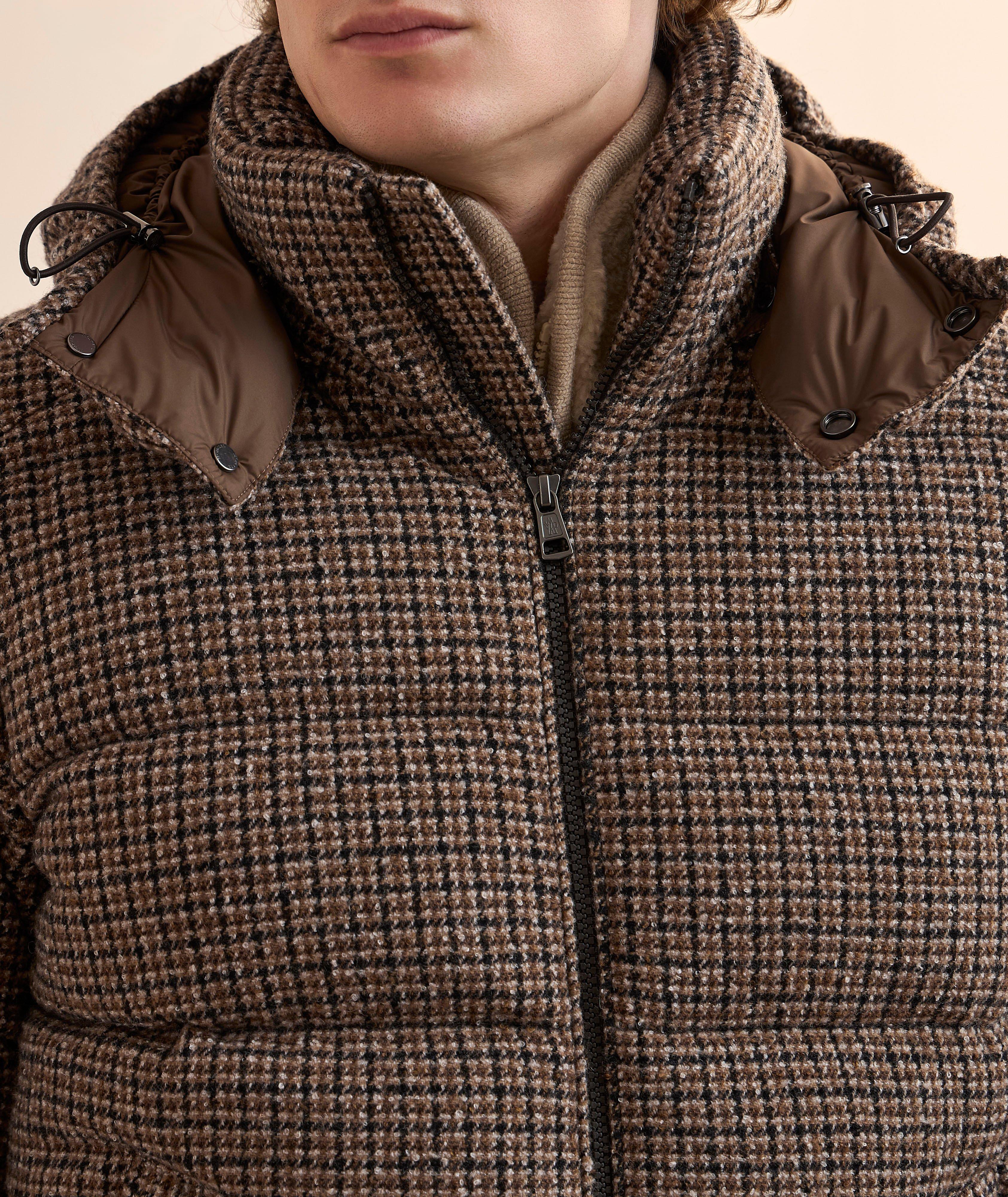 Montgenevre Checked Bouclé Down Jacket  image 5