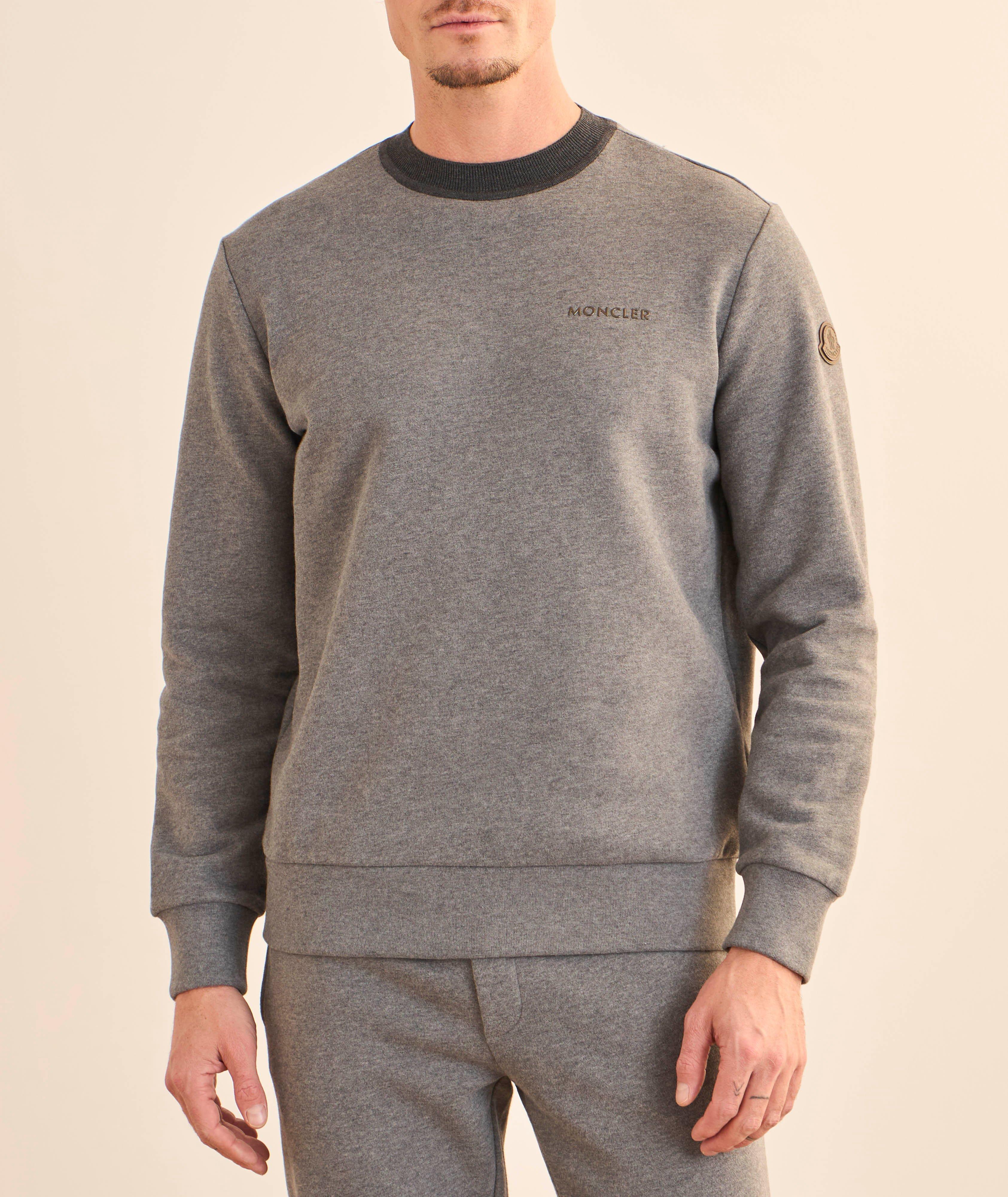 Logo Fleece-Lined Cotton Sweatshirt image 1