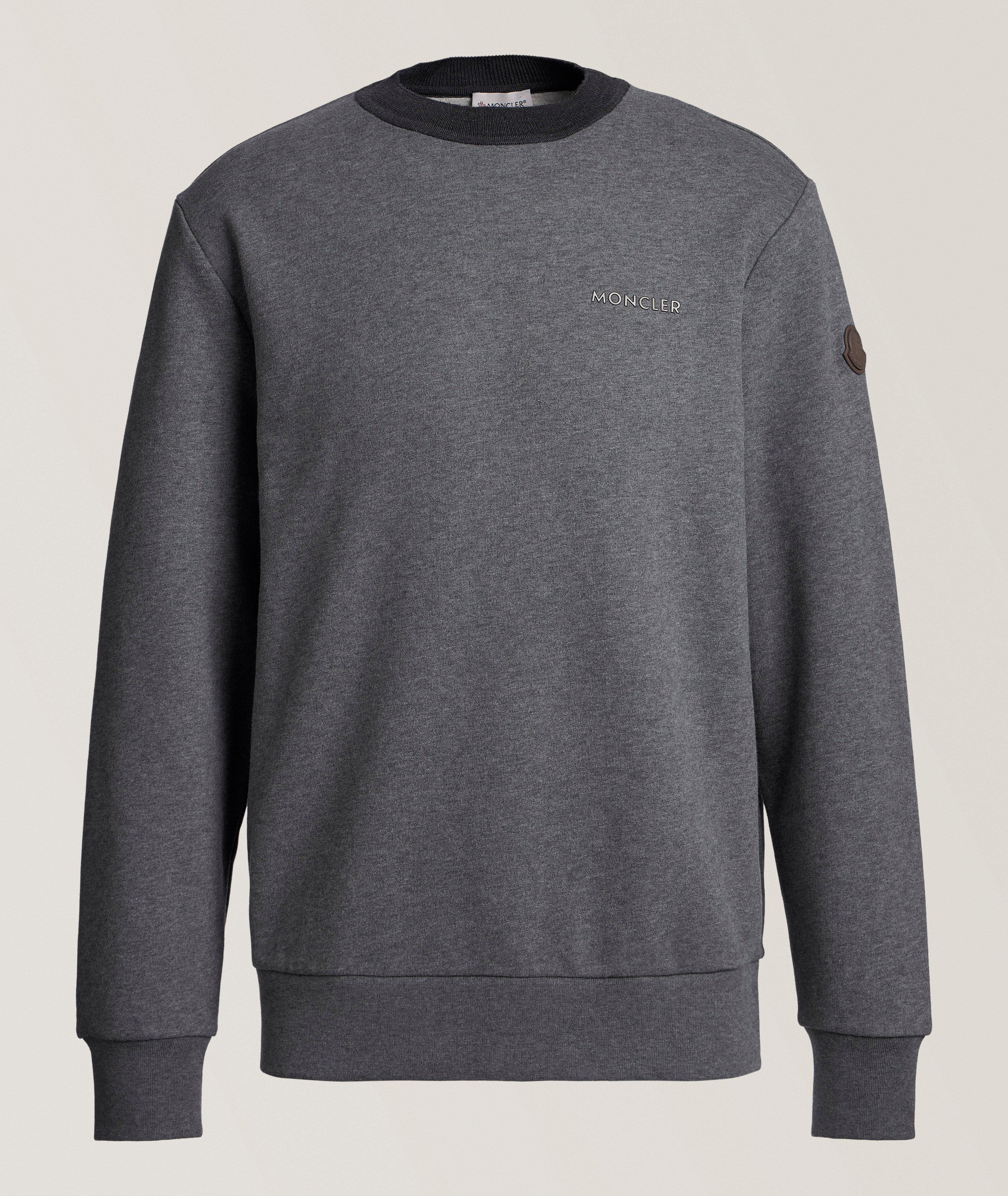 Logo Fleece-Lined Cotton Sweatshirt image 0