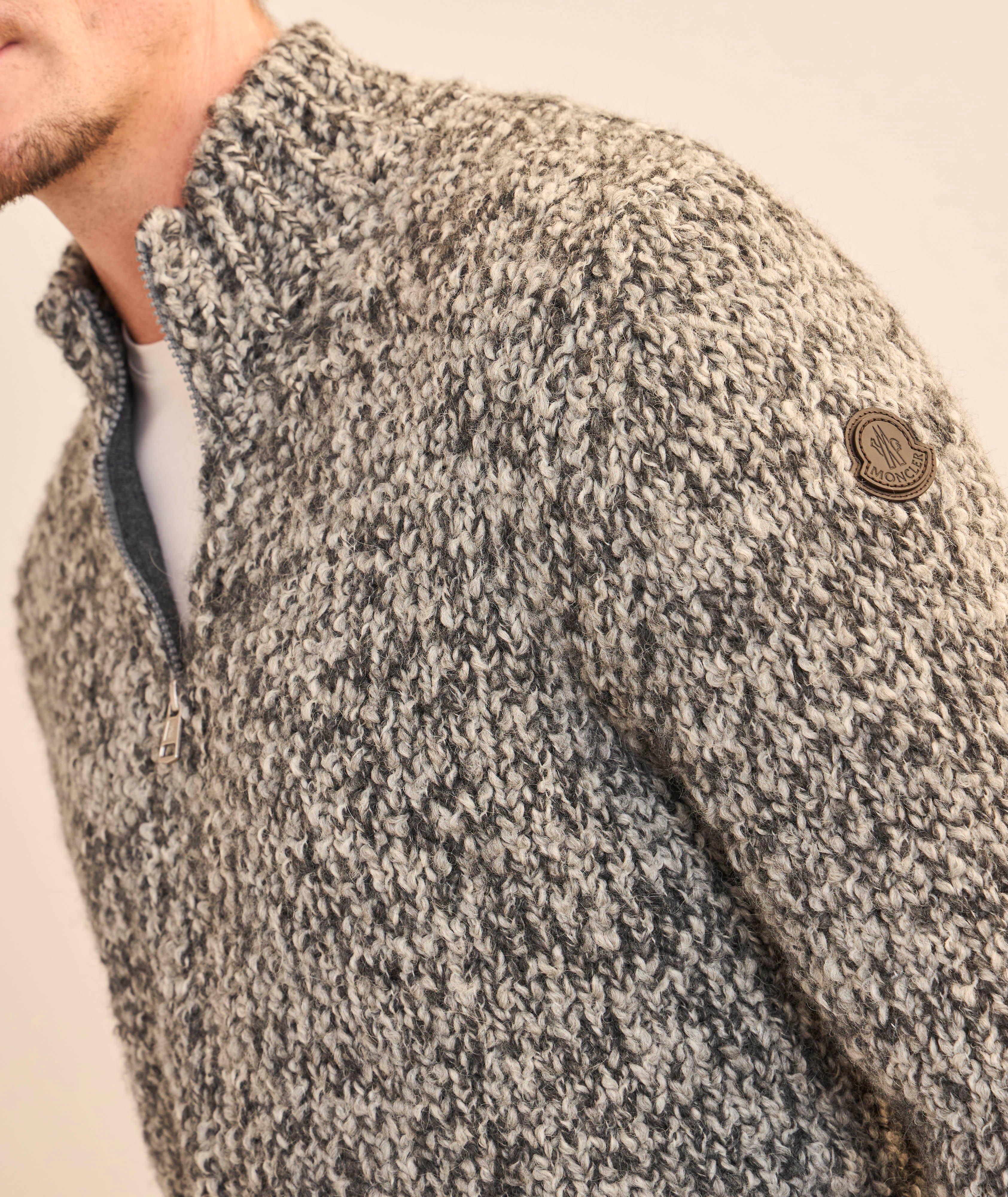 Wool-Alpaca Zip-Up Cardigan image 3