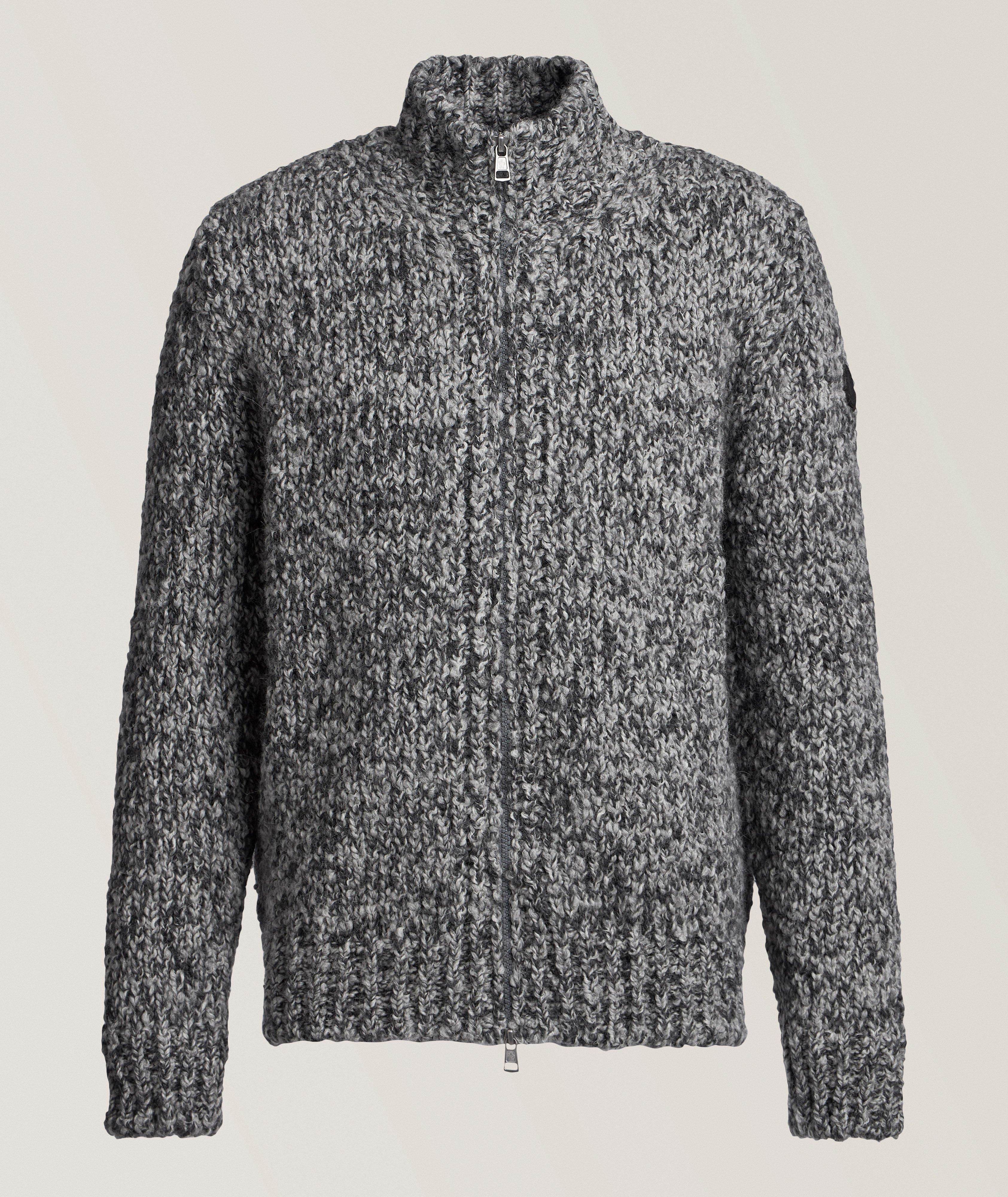 Wool-Alpaca Zip-Up Cardigan image 0