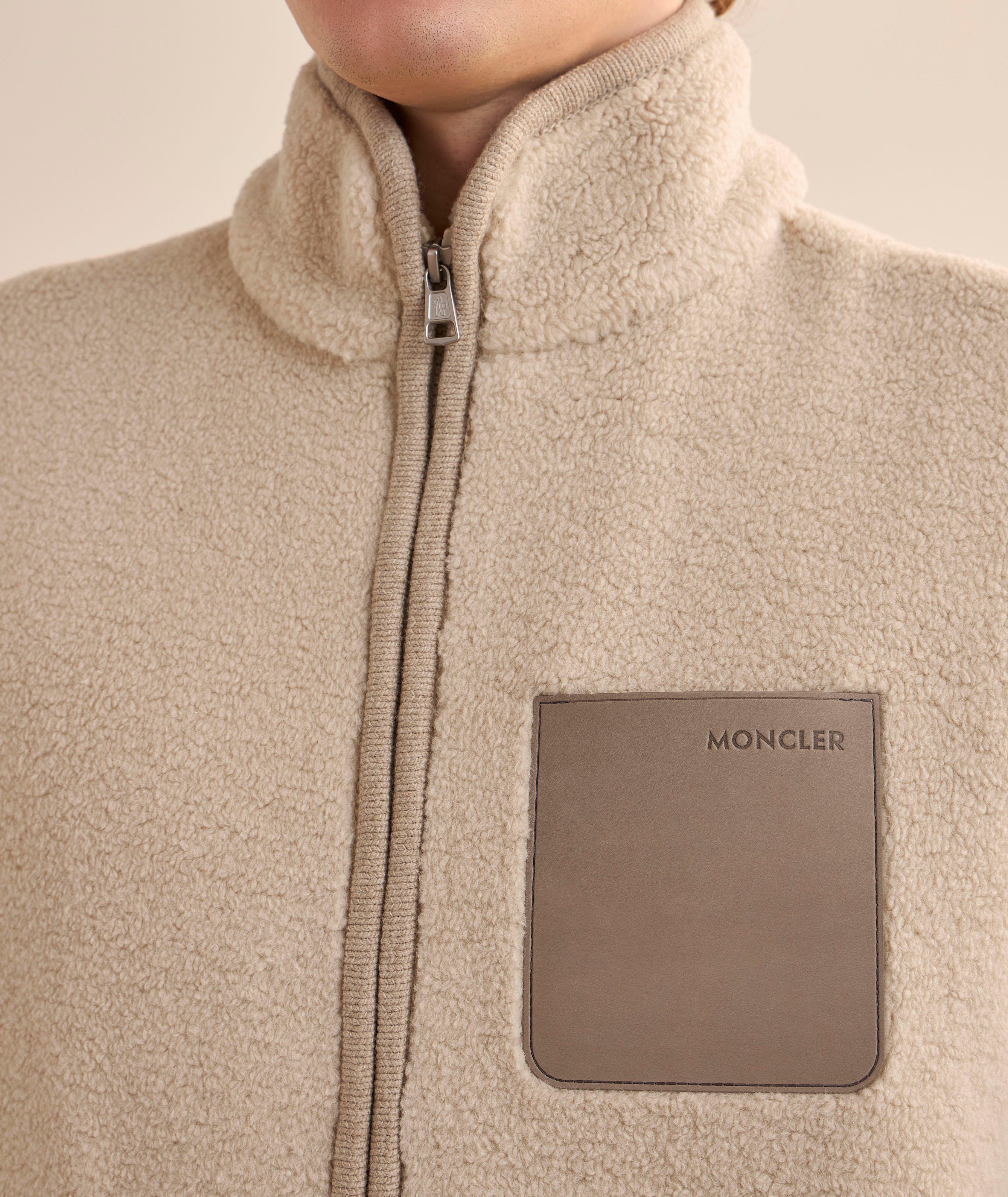 Gilet molleton teddy à garniture-nubuck image 3